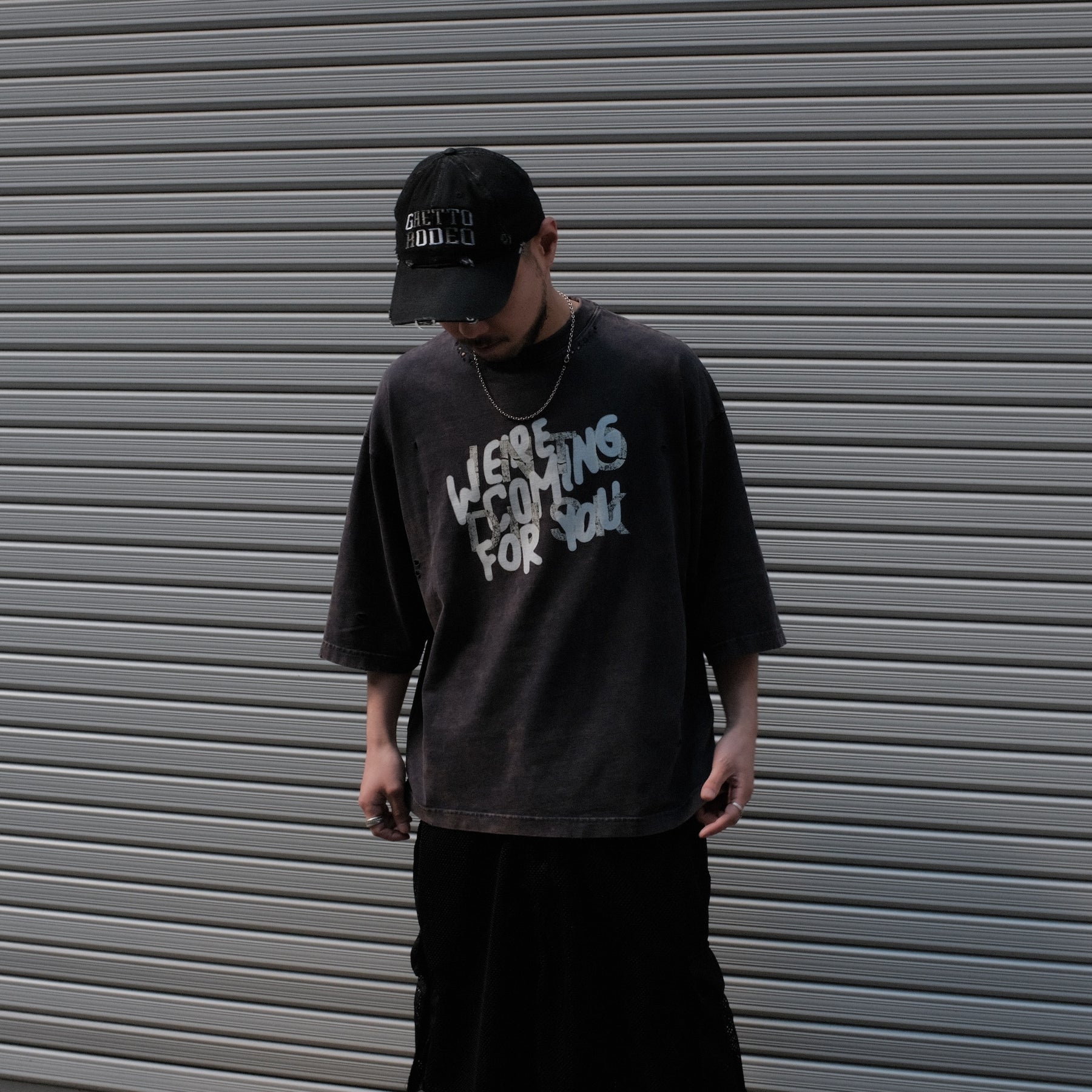 INTODUSK / INTODUSK POSTERS T WASHED MIDNIGHT NAVY