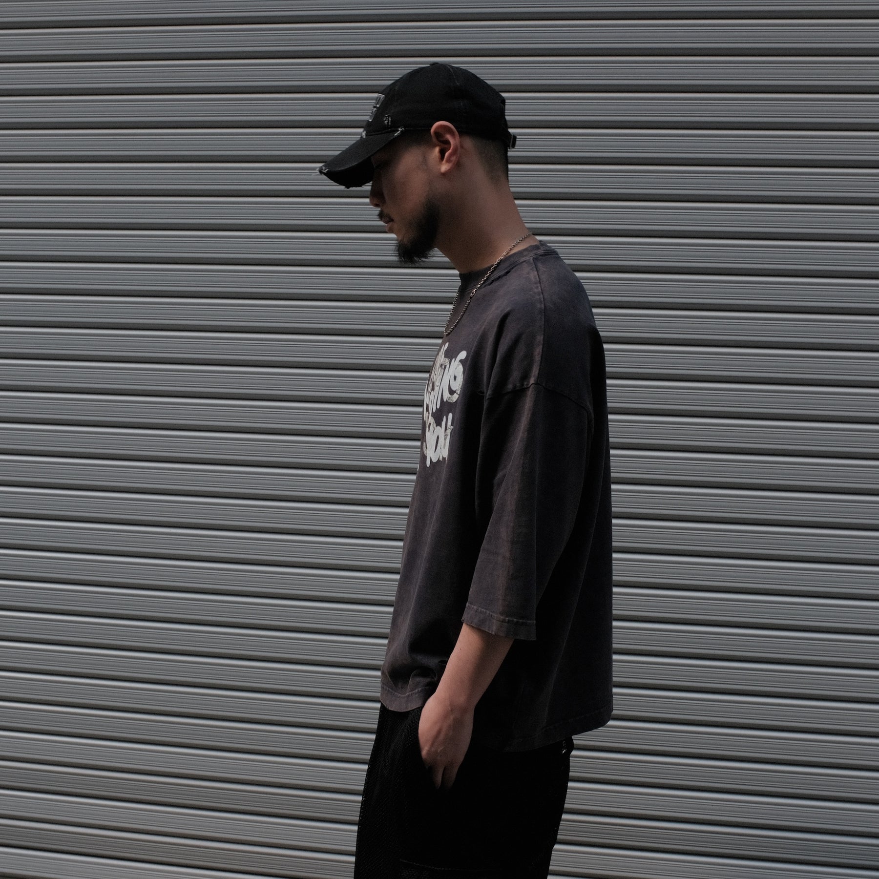 INTODUSK / INTODUSK POSTERS T WASHED MIDNIGHT NAVY