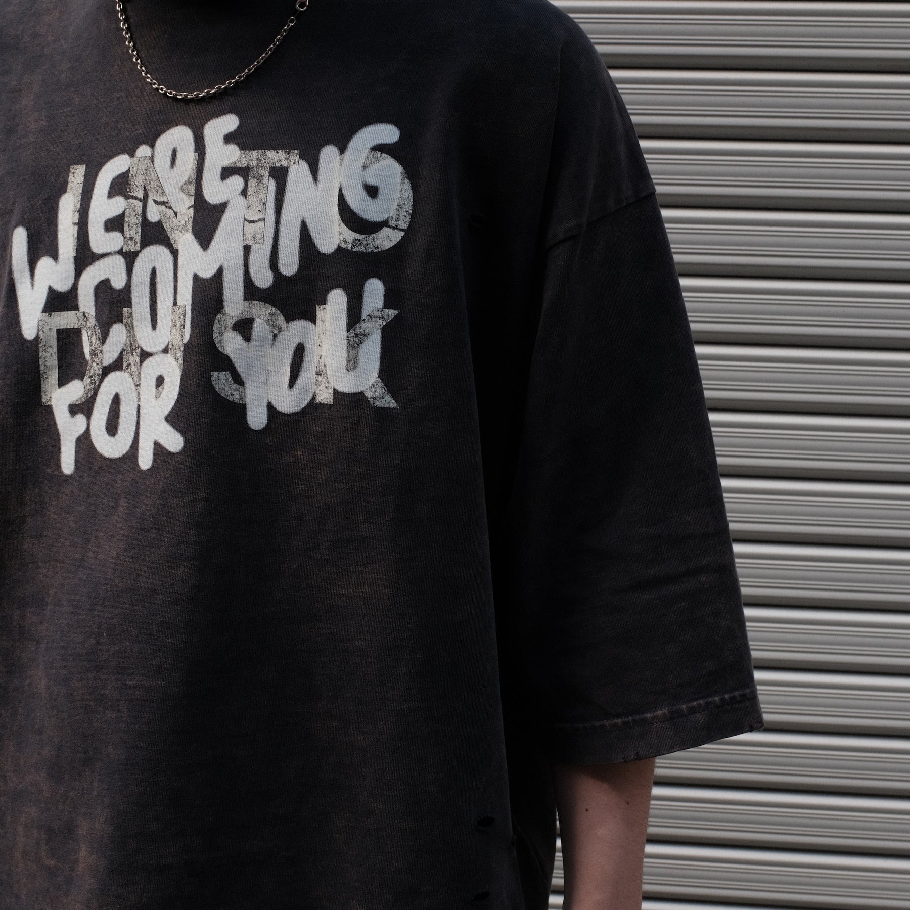 INTODUSK / INTODUSK POSTERS T WASHED MIDNIGHT NAVY