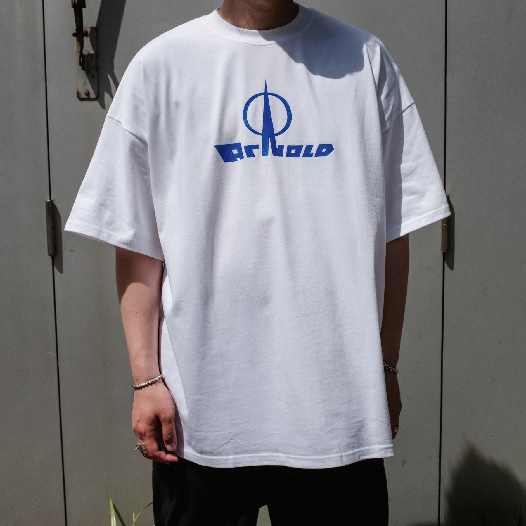 ARNOLD PARK STUDIOS / SHIPPING LOGO SS T WHITE