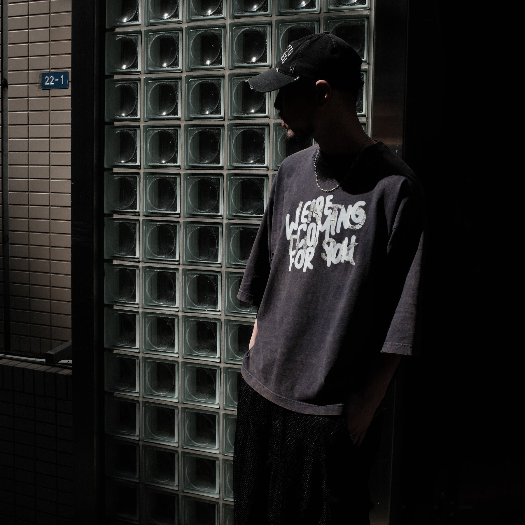 INTODUSK / INTODUSK POSTERS T WASHED MIDNIGHT NAVY