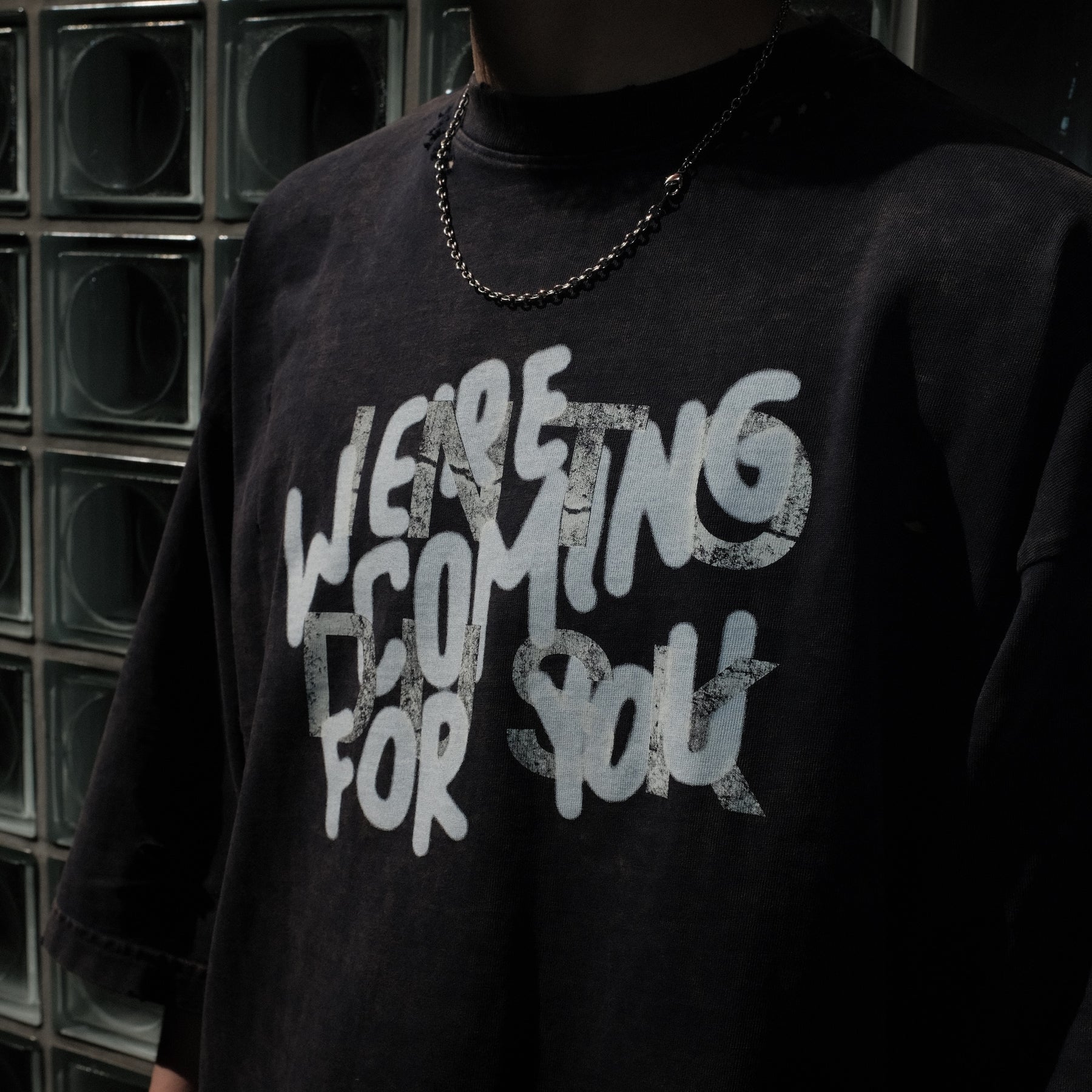 INTODUSK / INTODUSK POSTERS T WASHED MIDNIGHT NAVY