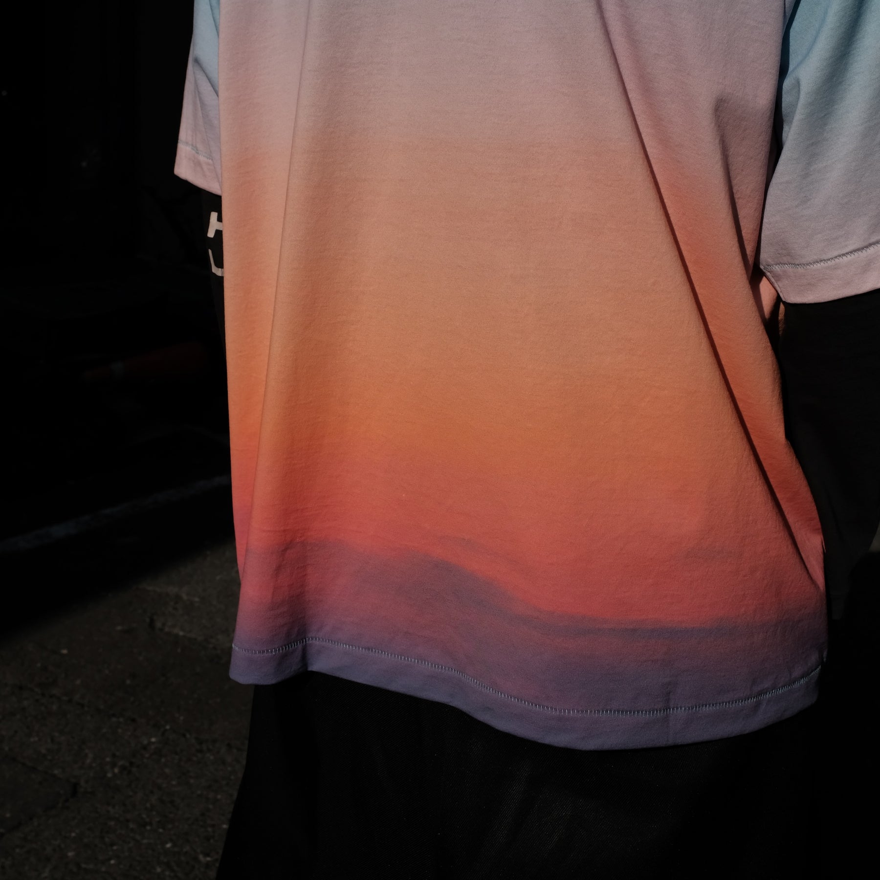 INTODUSK / DUSK GRADATION SS TEE BLUE GRADATION