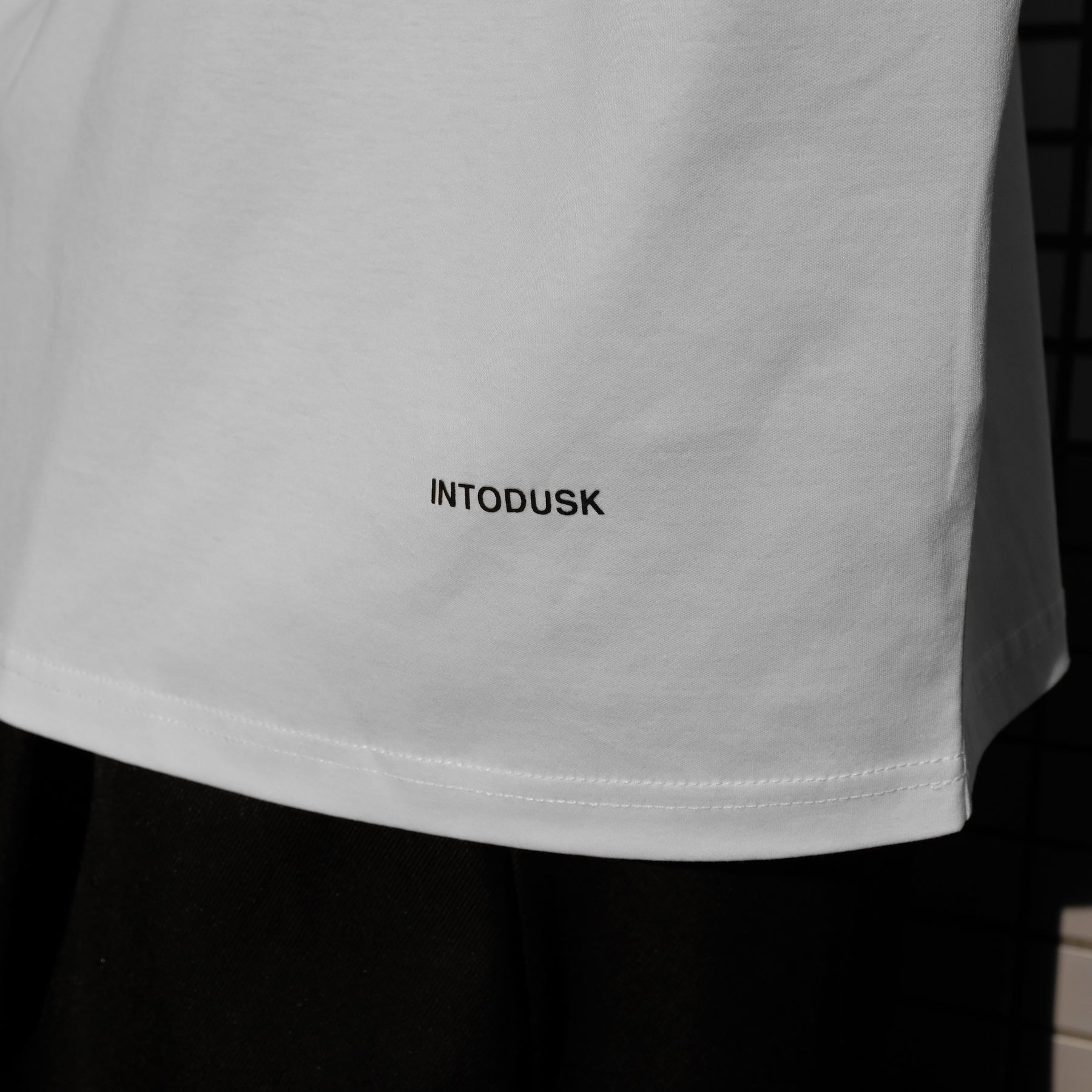 INTODUSK / SWELL OVER SS TEE WHITE