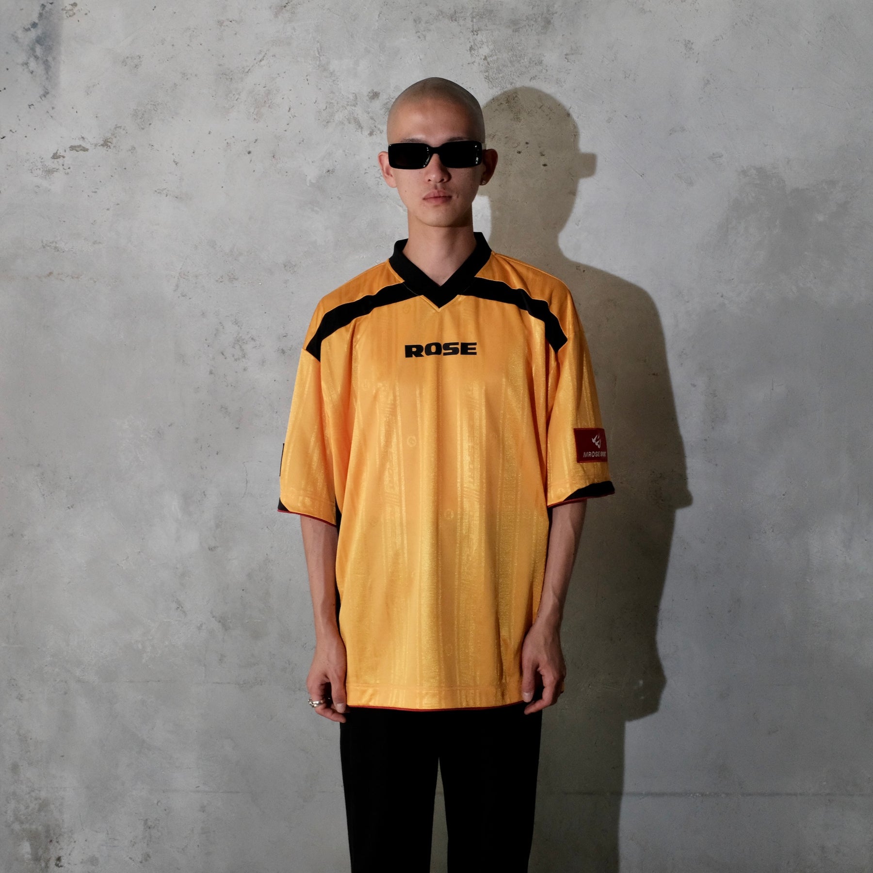 Martine Rose / PRINTED FOOTBALL TOP YELLOW GOLD