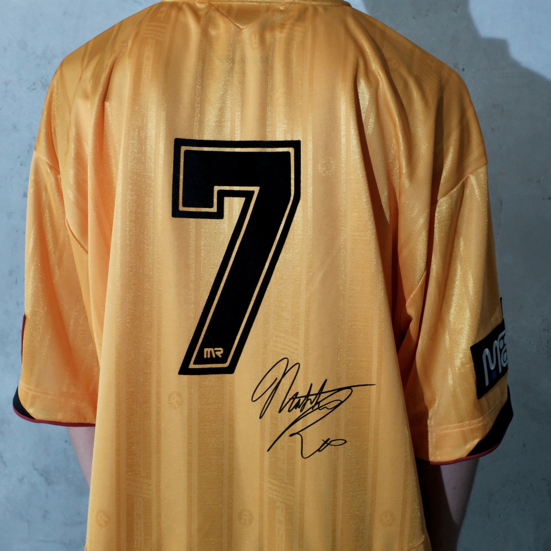 Martine Rose / PRINTED FOOTBALL TOP YELLOW GOLD