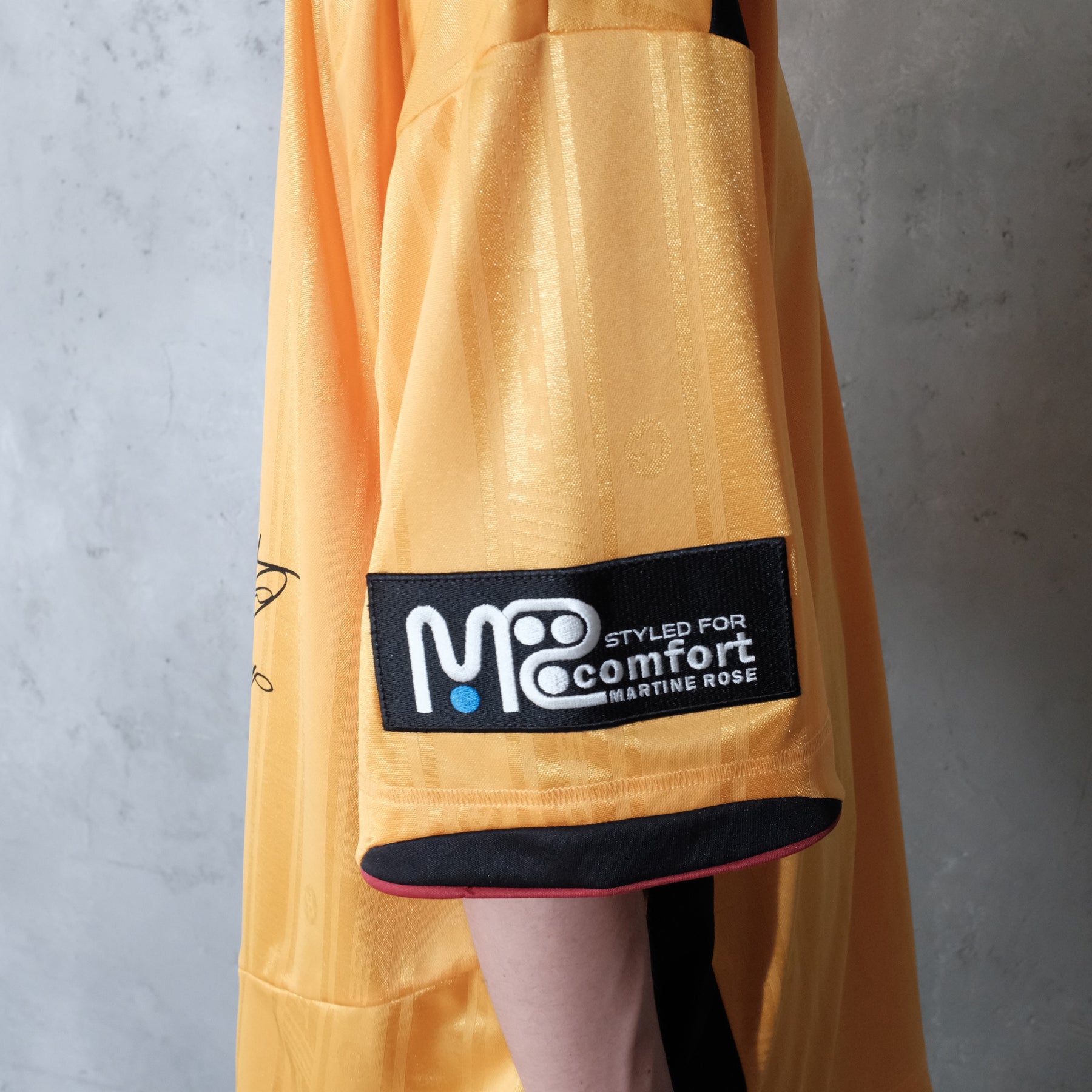 Martine Rose / PRINTED FOOTBALL TOP YELLOW GOLD