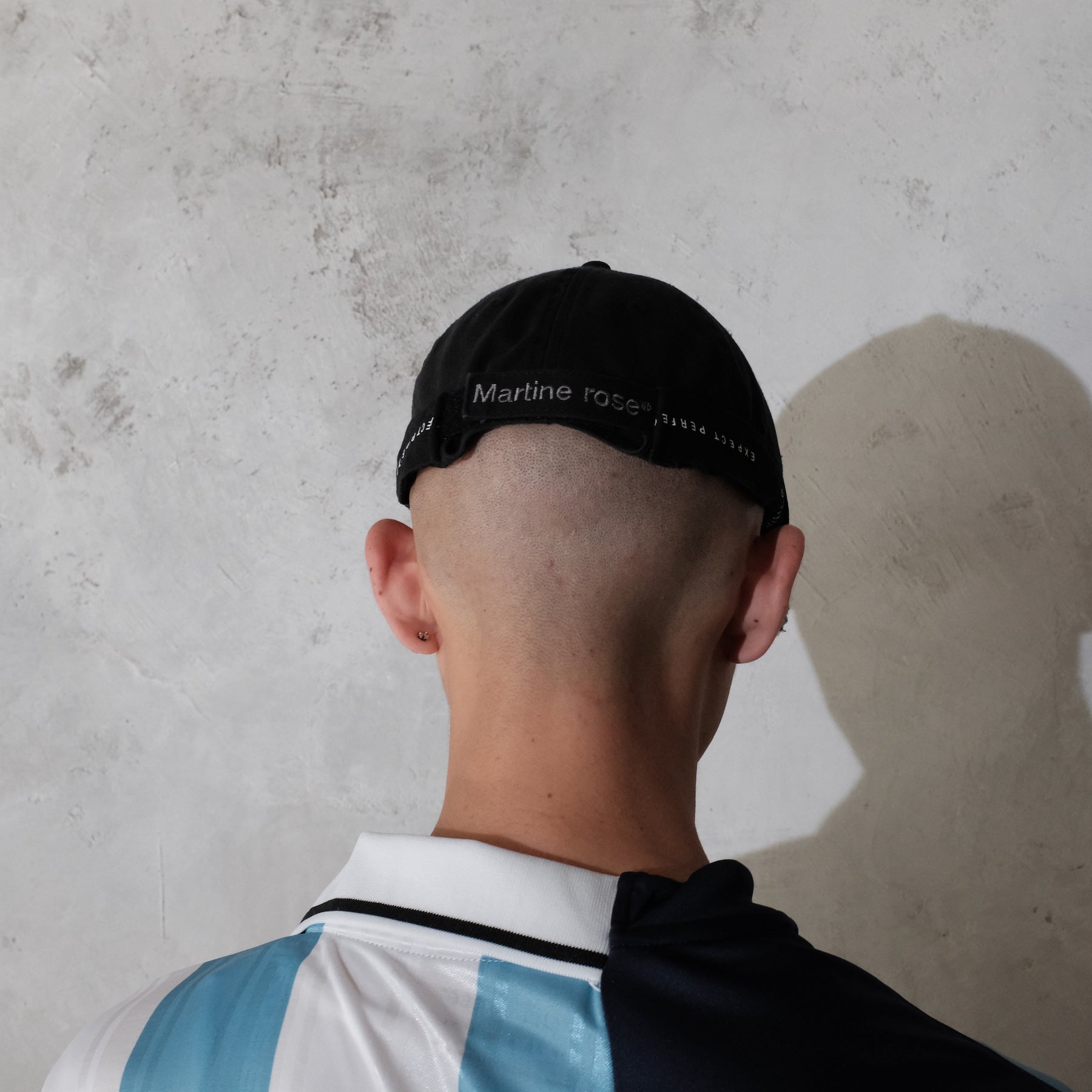 Martine Rose / ROLL BACK CAP BLACK