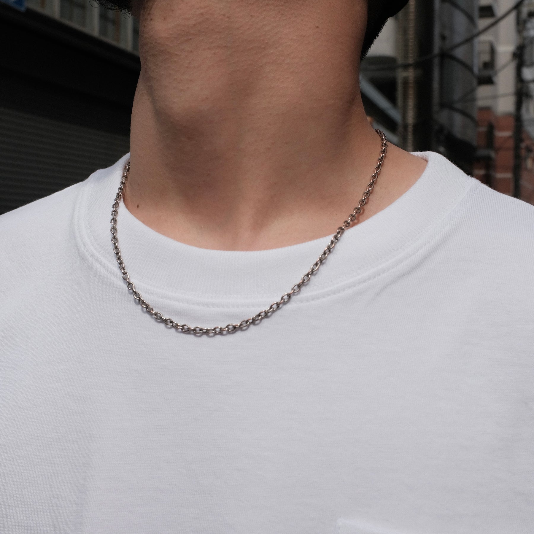 INTODUSK / OVERSIZED SS POCKET T WHITE
