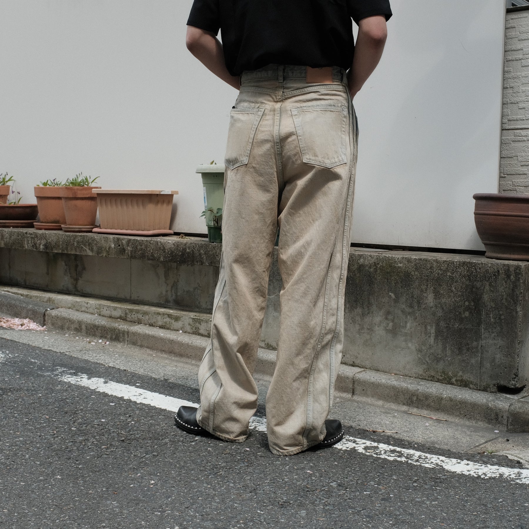 ROTOL / TRIPLE SEAMS 6P DENIM WIDE BLEACH