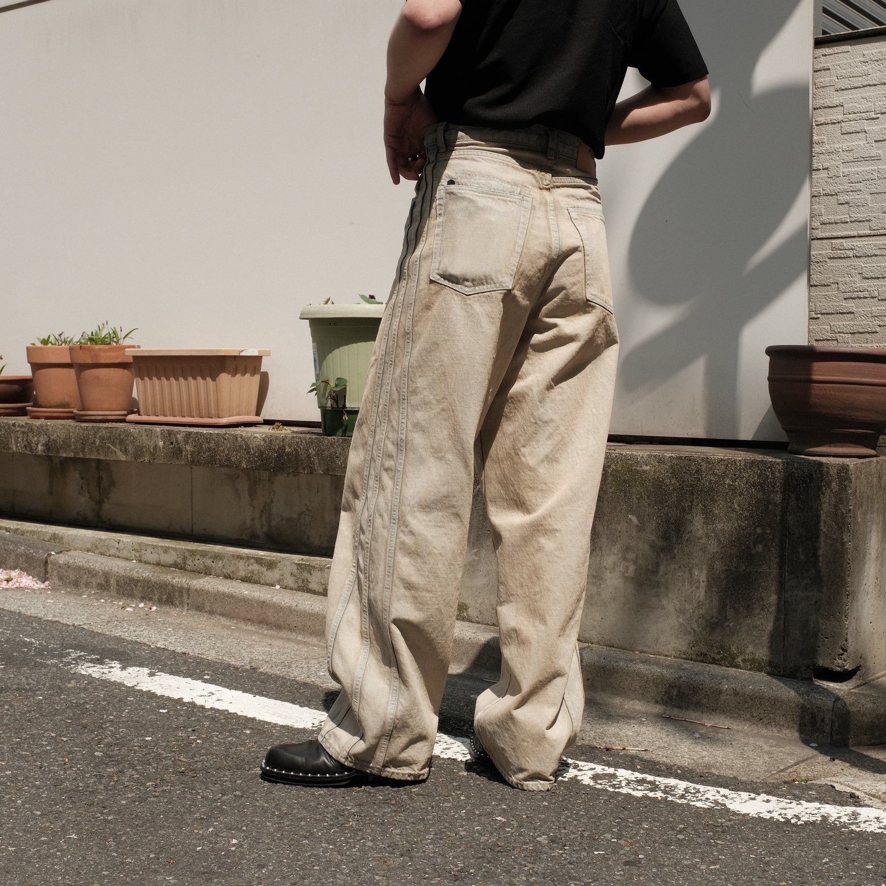 ROTOL / TRIPLE SEAMS 6P DENIM WIDE BLEACH