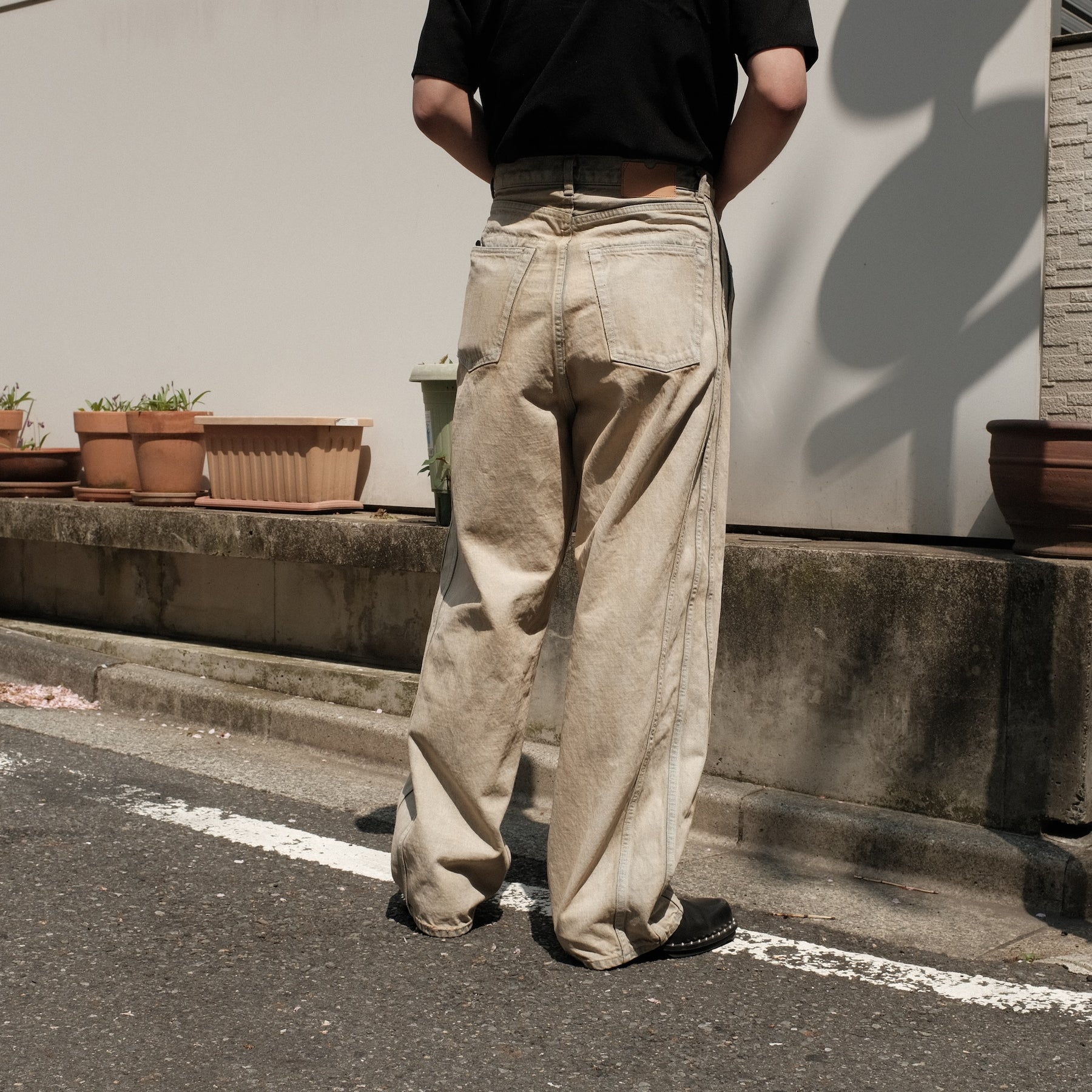 ROTOL / TRIPLE SEAMS 6P DENIM WIDE BLEACH
