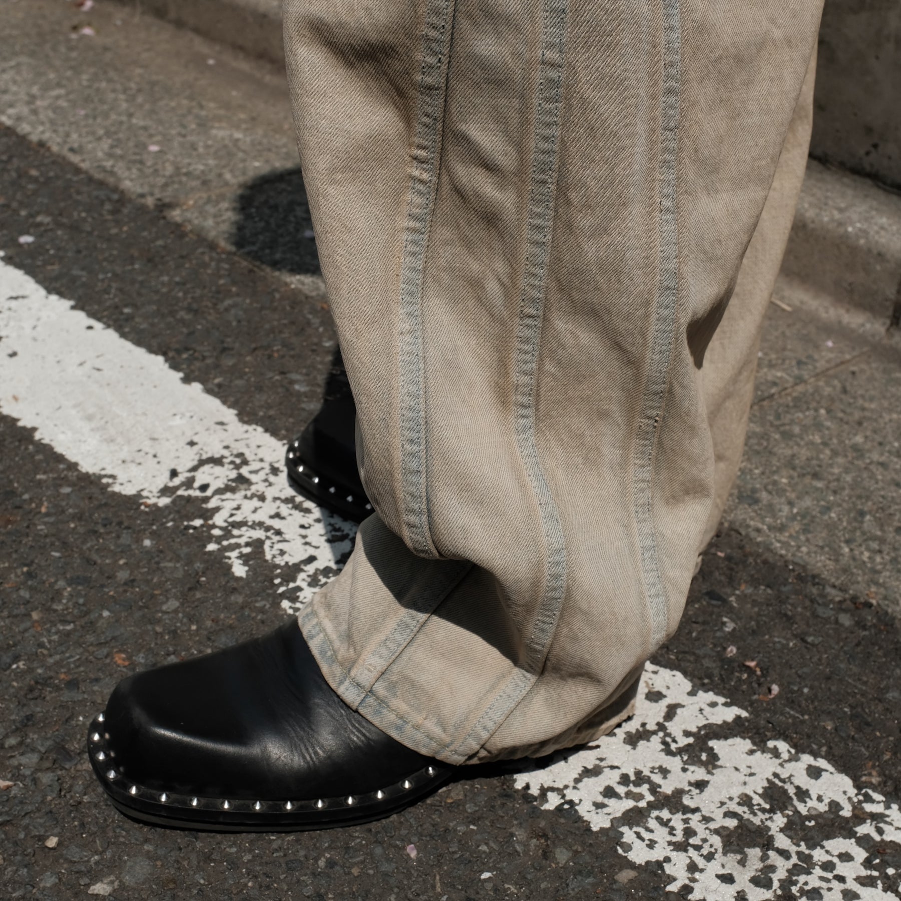 ROTOL / TRIPLE SEAMS 6P DENIM WIDE BLEACH