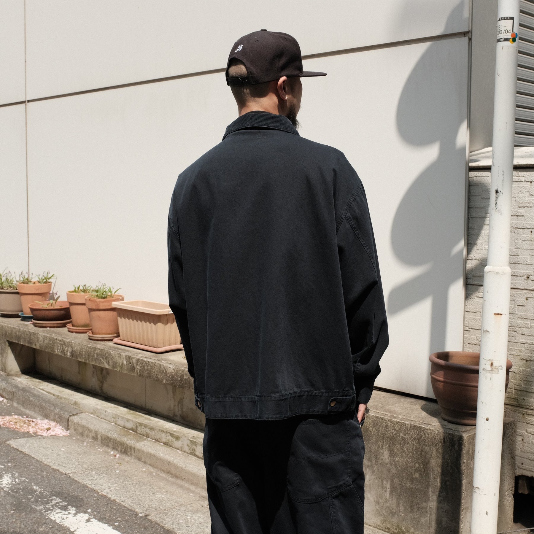 INTODUSK / VARIETY SUNSET JACKET WASHED MIDNIGHT NAVY ORGANIC