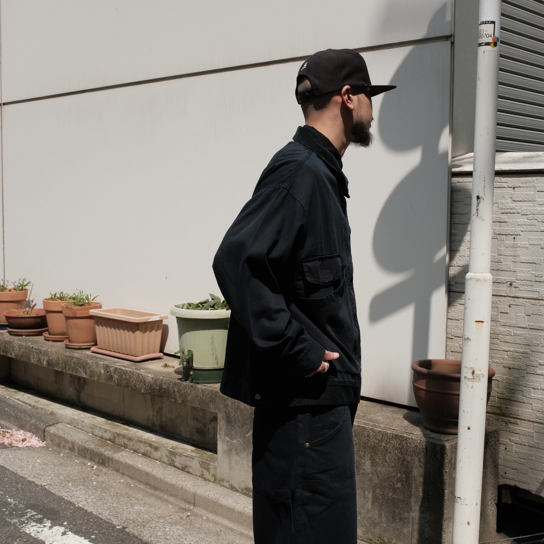 INTODUSK / VARIETY SUNSET JACKET WASHED MIDNIGHT NAVY ORGANIC