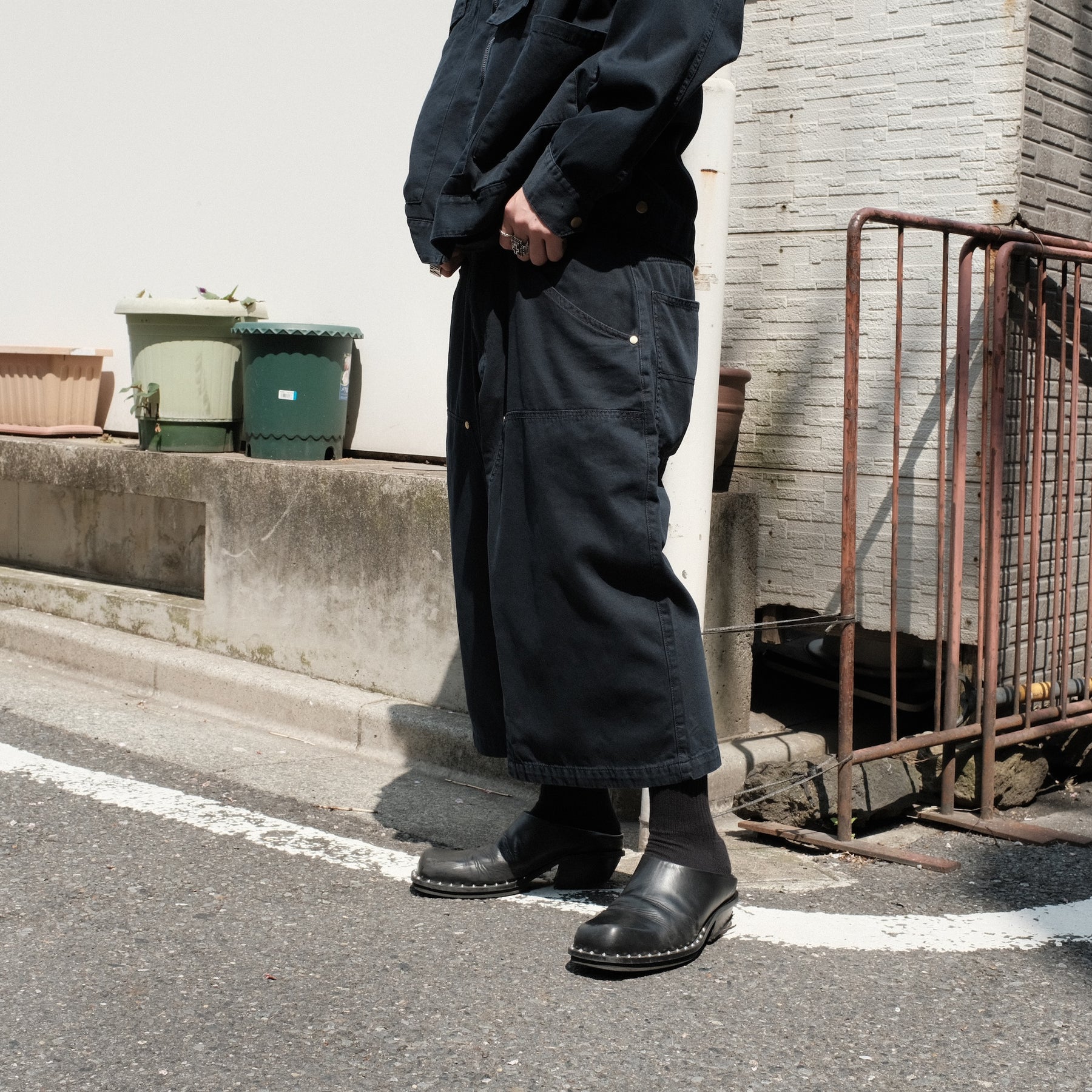 INTODUSK / EDGE REINFORCED SHORTS WASHED MIDNIGHT NAVY ORGANIC