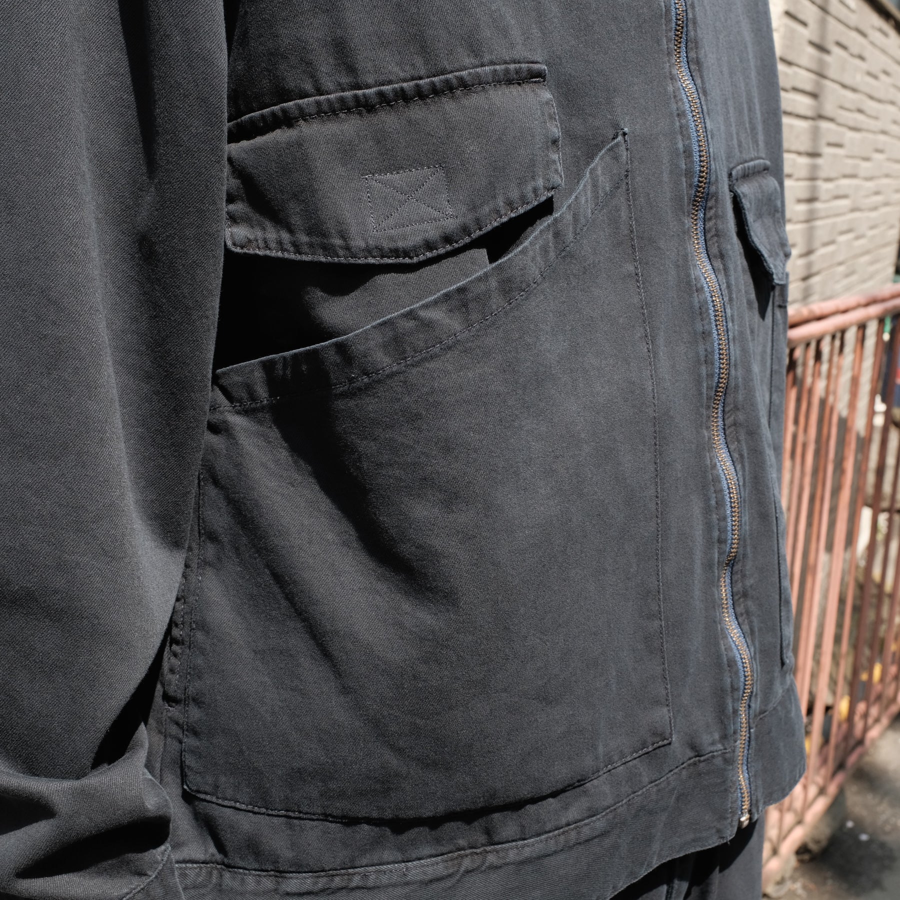 INTODUSK / VARIETY SUNSET JACKET WASHED MIDNIGHT NAVY ORGANIC