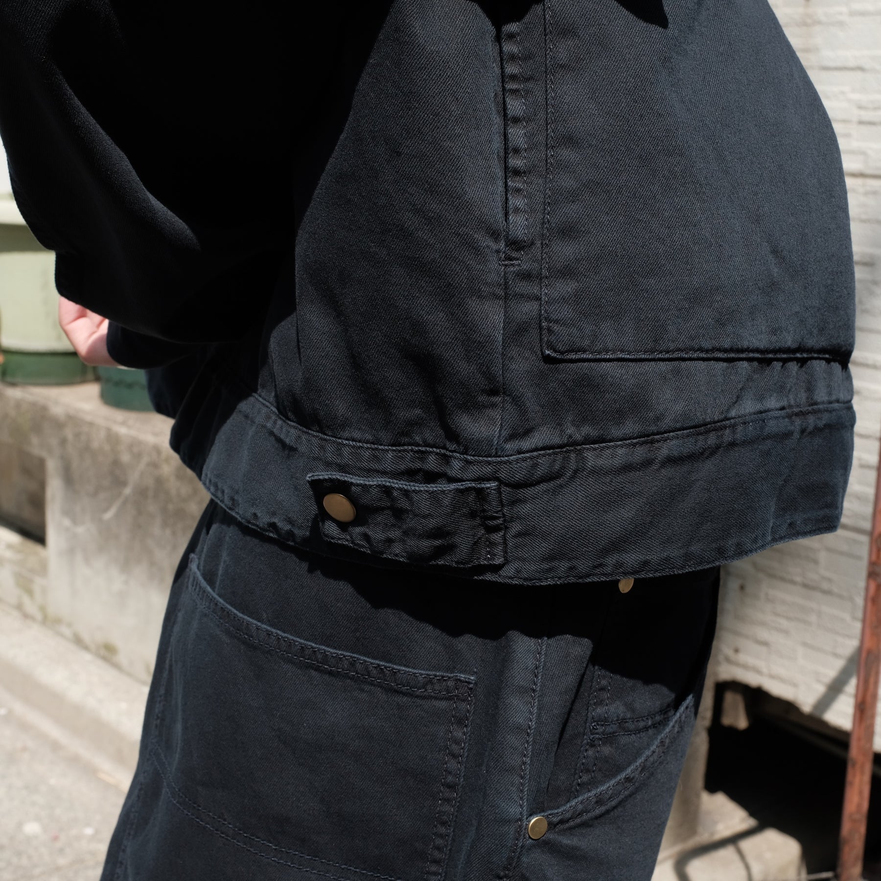 INTODUSK / VARIETY SUNSET JACKET WASHED MIDNIGHT NAVY ORGANIC