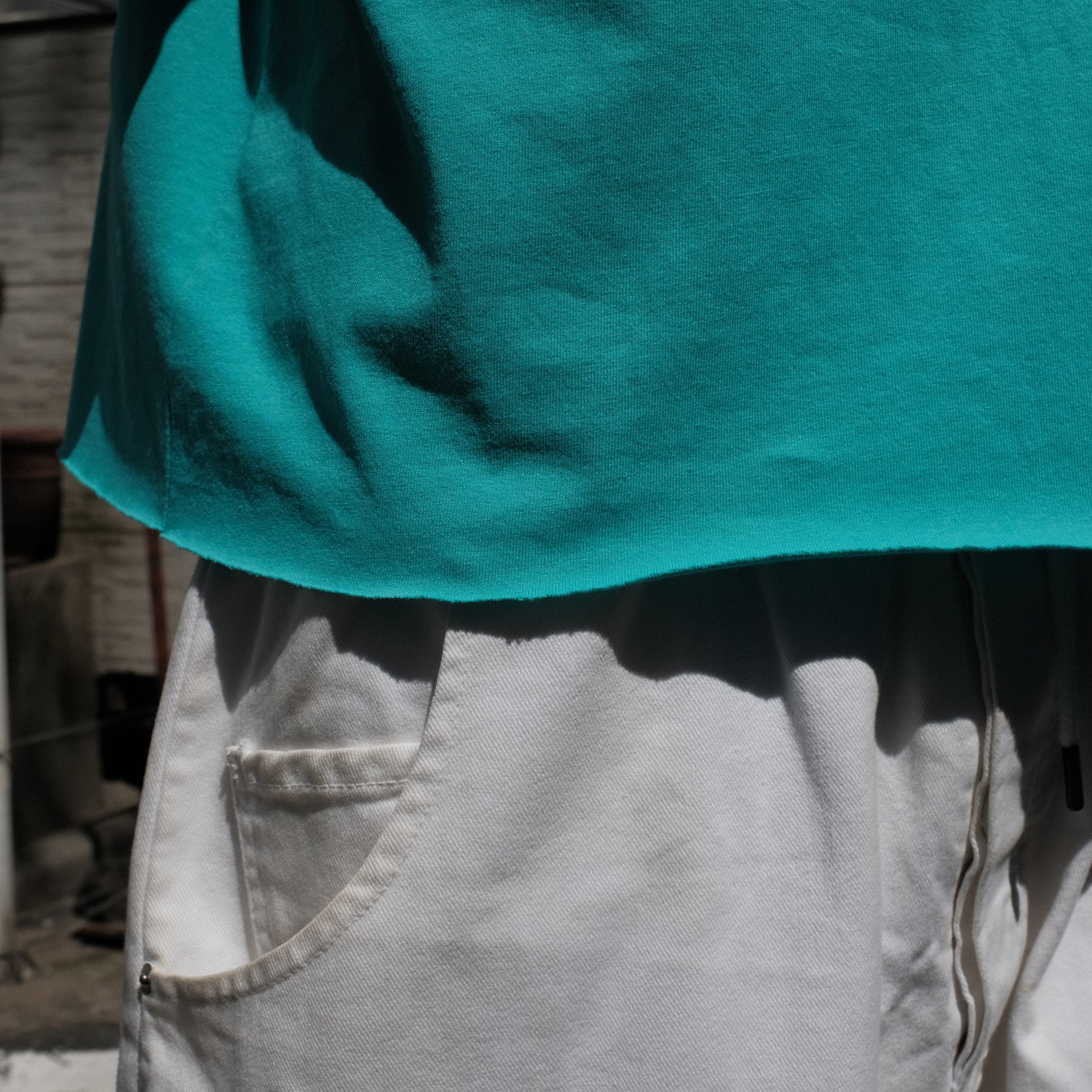 Y,IWO / “Think Big” Cap Sleeve TEAL