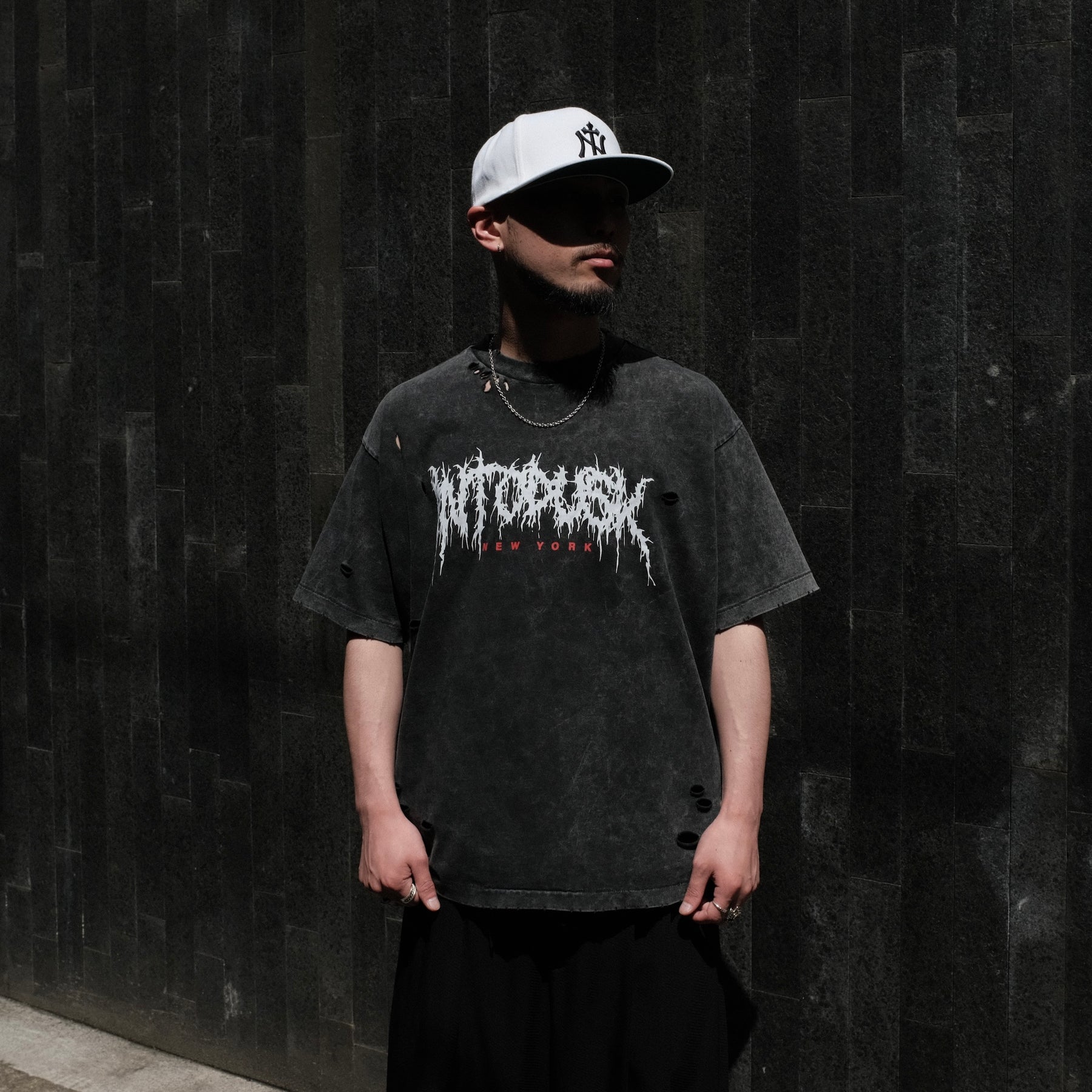 【CCTB Exclusive】INTODUSK / SCARY LOGO SS T WASHED BLACK