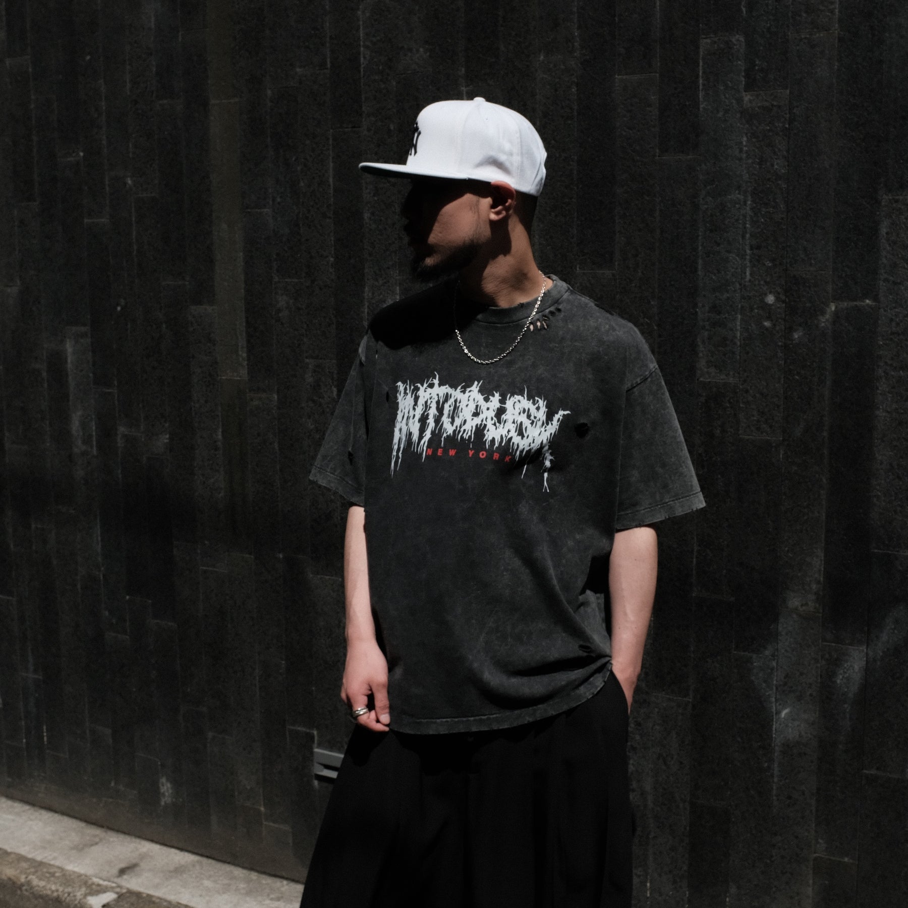【CCTB Exclusive】INTODUSK / SCARY LOGO SS T WASHED BLACK