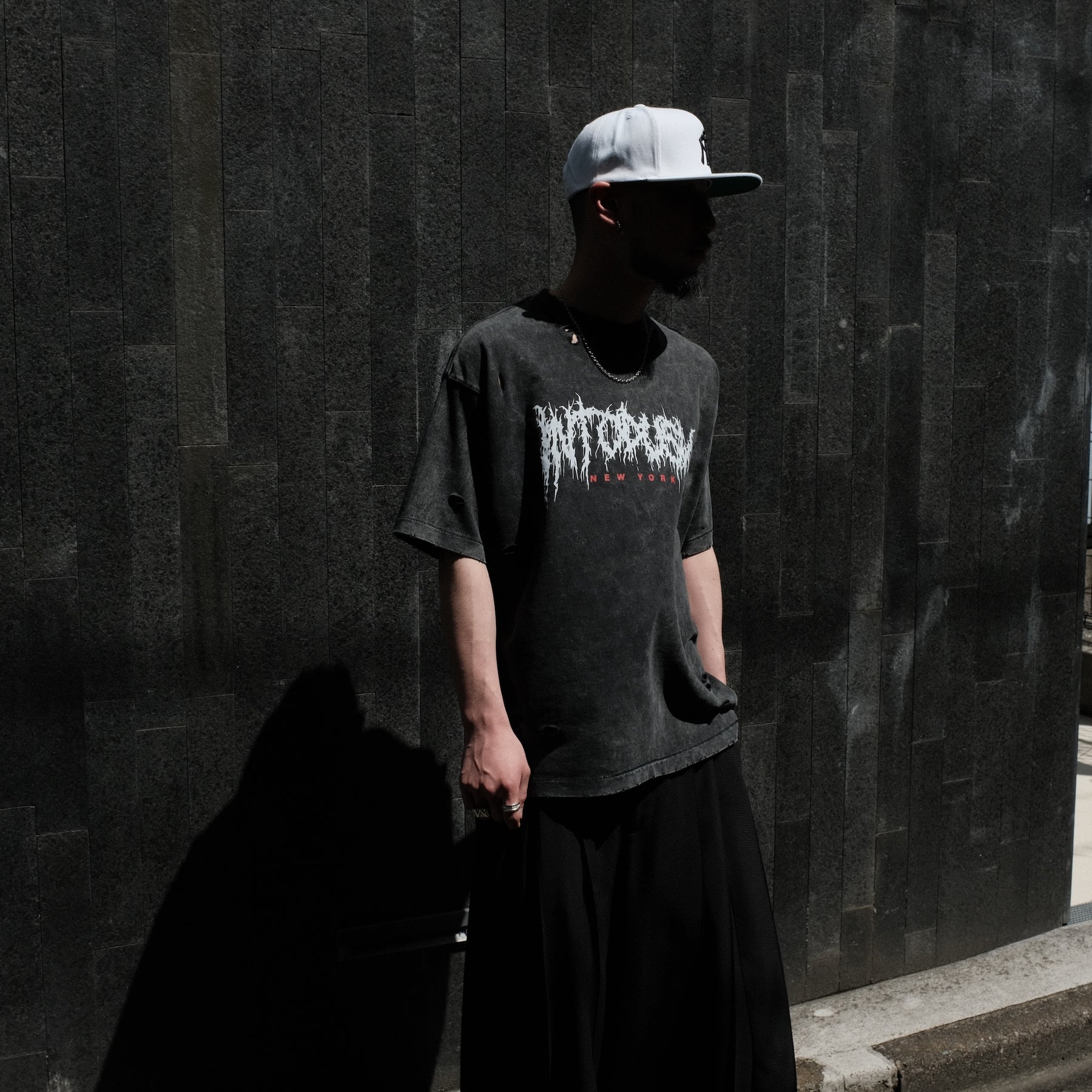 【CCTB Exclusive】INTODUSK / SCARY LOGO SS T WASHED BLACK
