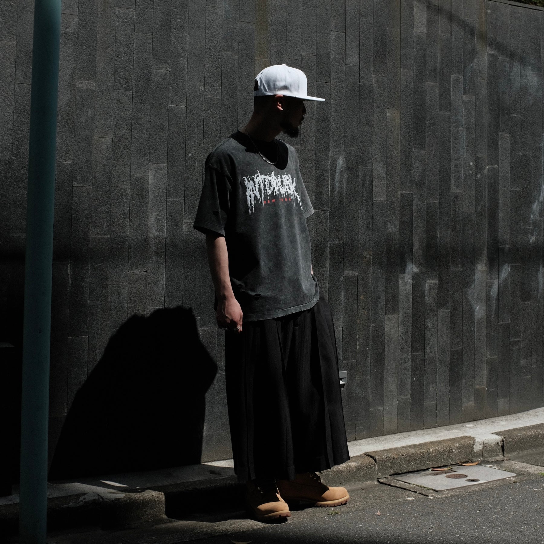 【CCTB Exclusive】INTODUSK / SCARY LOGO SS T WASHED BLACK