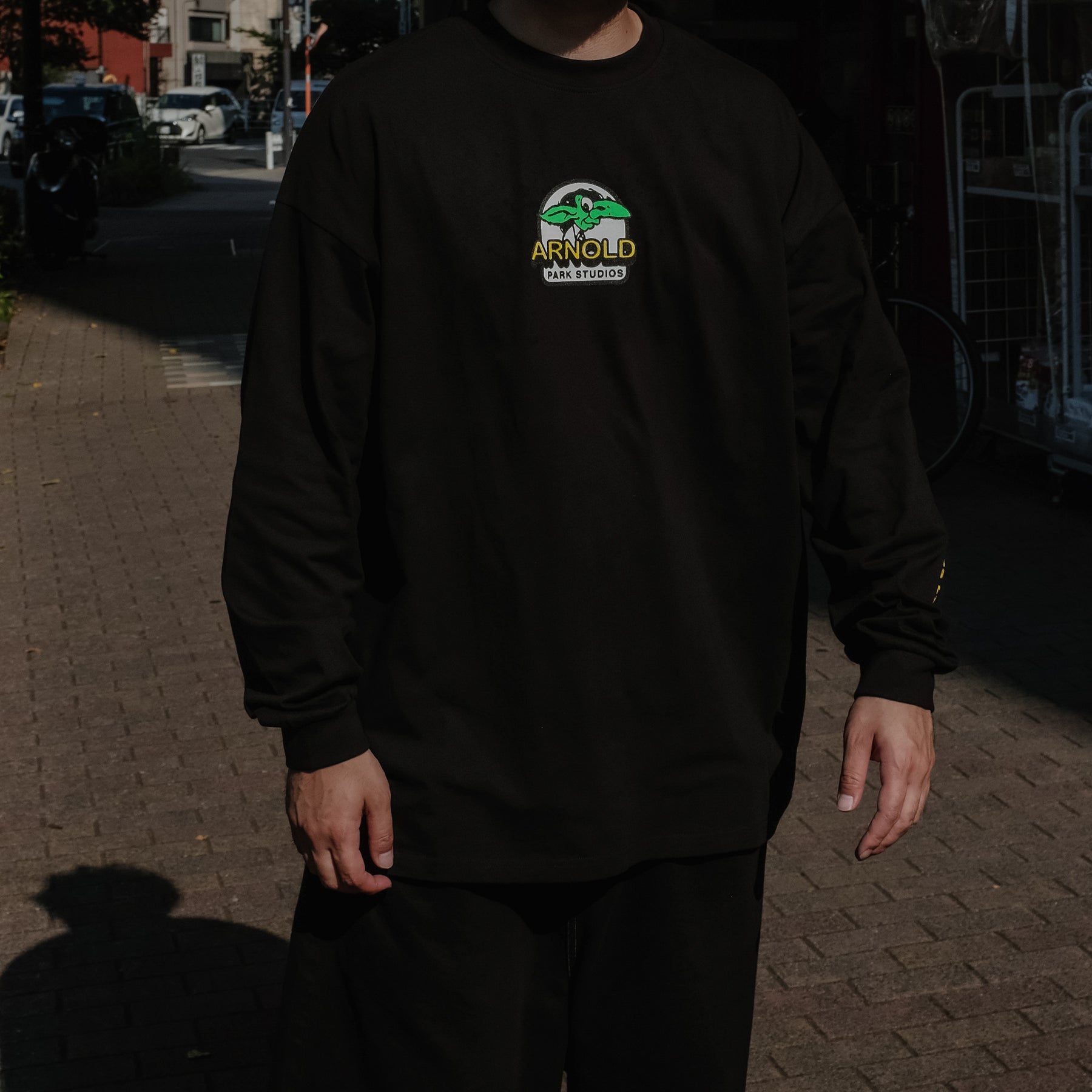 ARNOLD PARK STUDIOS / FAERIE LOGO LS T BLACK