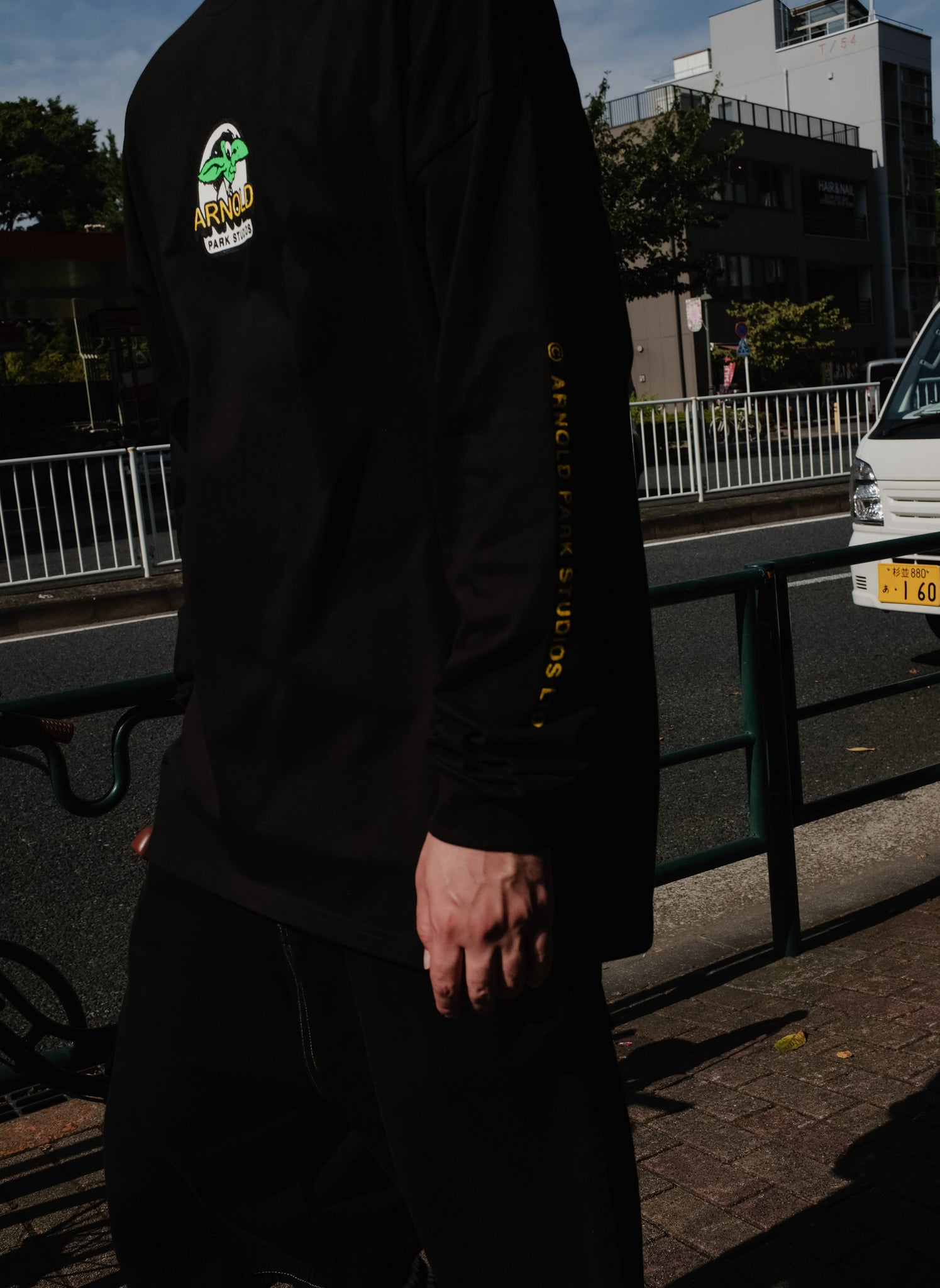ARNOLD PARK STUDIOS / FAERIE LOGO LS T BLACK