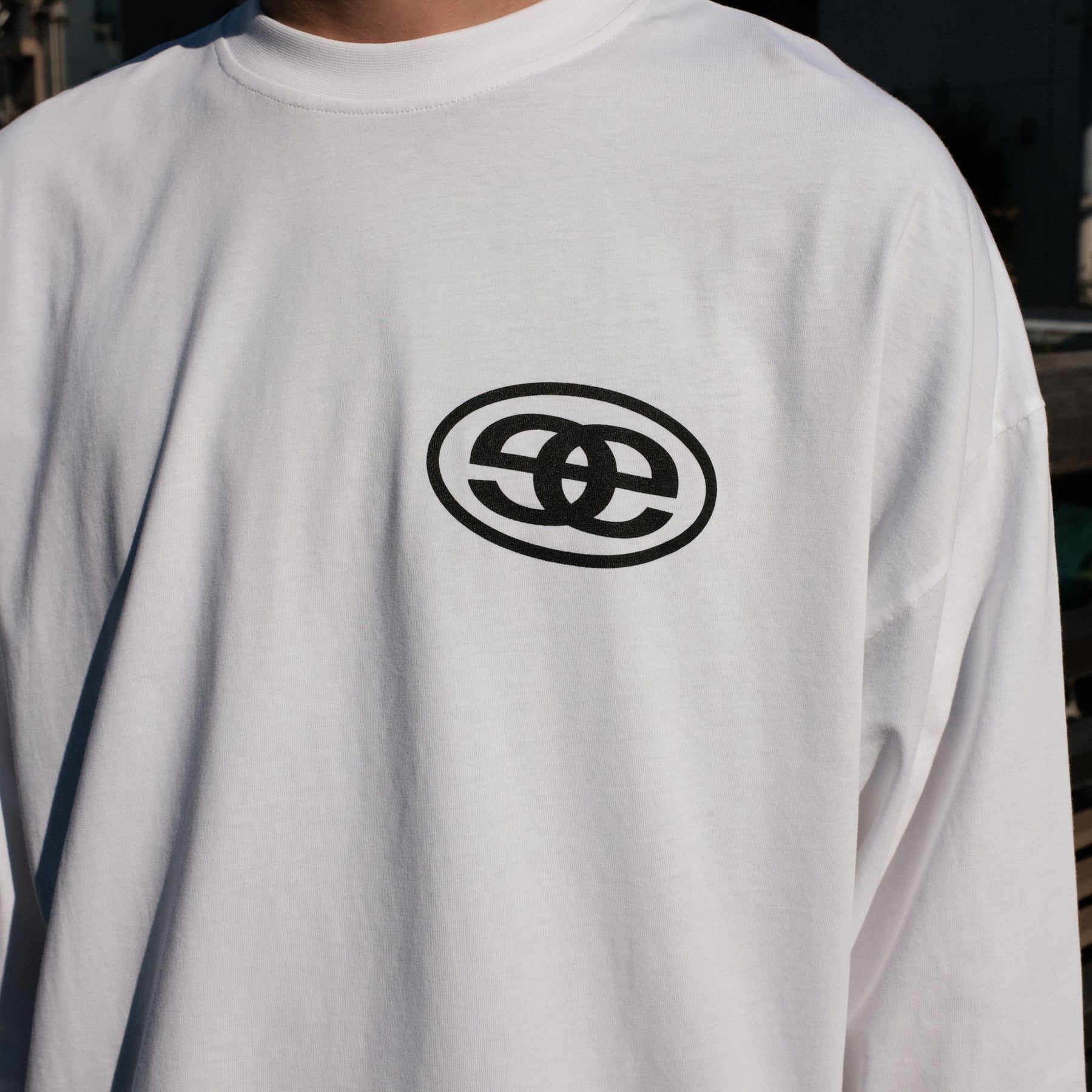 EMPORIUM / EE LOGO LS T WHITE