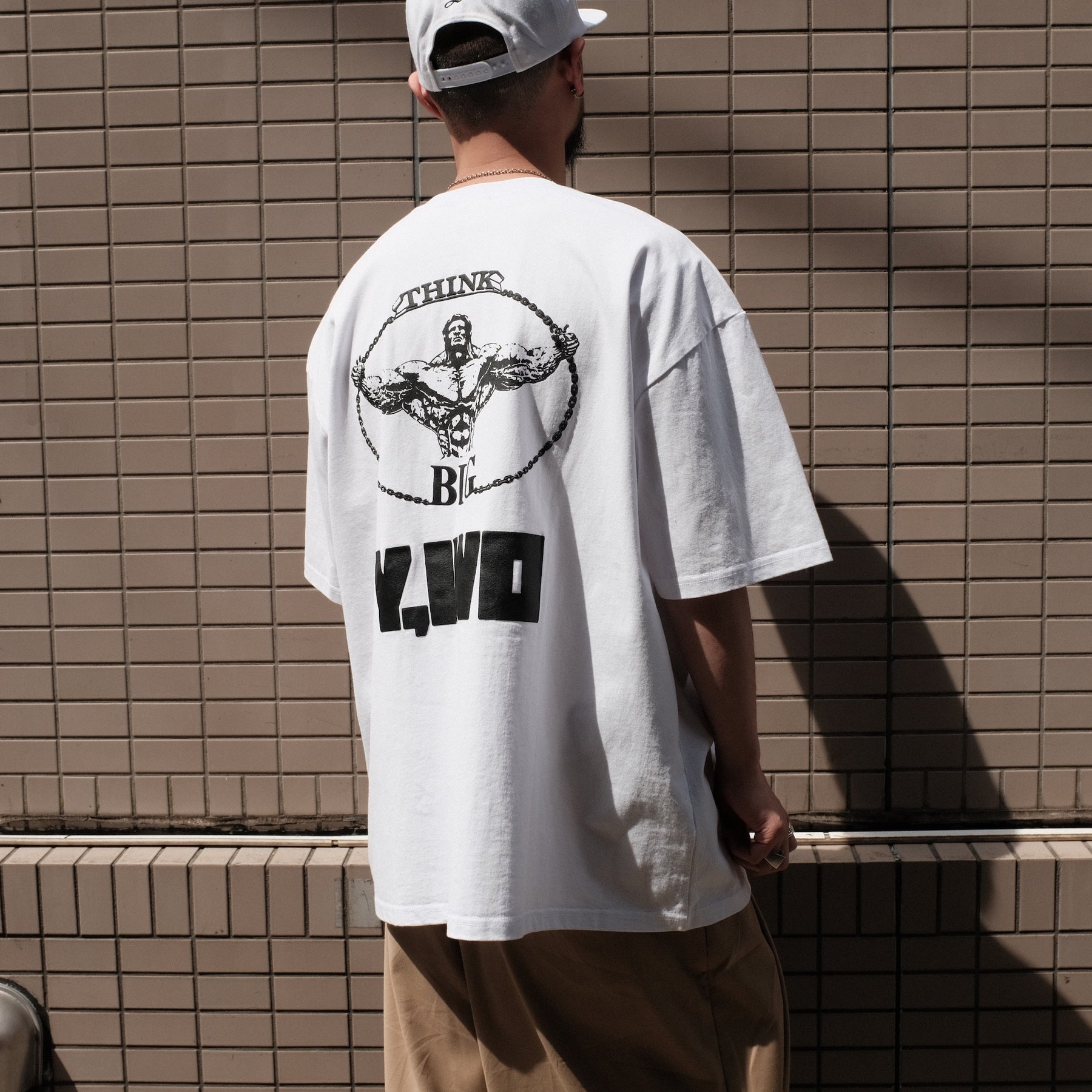 Y,IWO / “Think Big” Pocket Tee WHITE