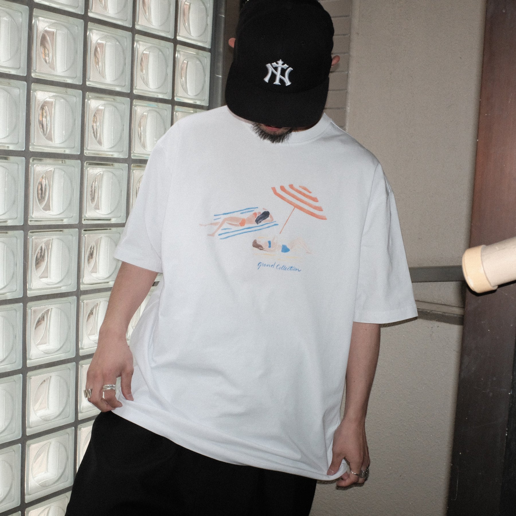 <span style="color: #ff2a00;">Last One</span> Grand Collection / CENTRAL PARK SUMMER TEE WHITE