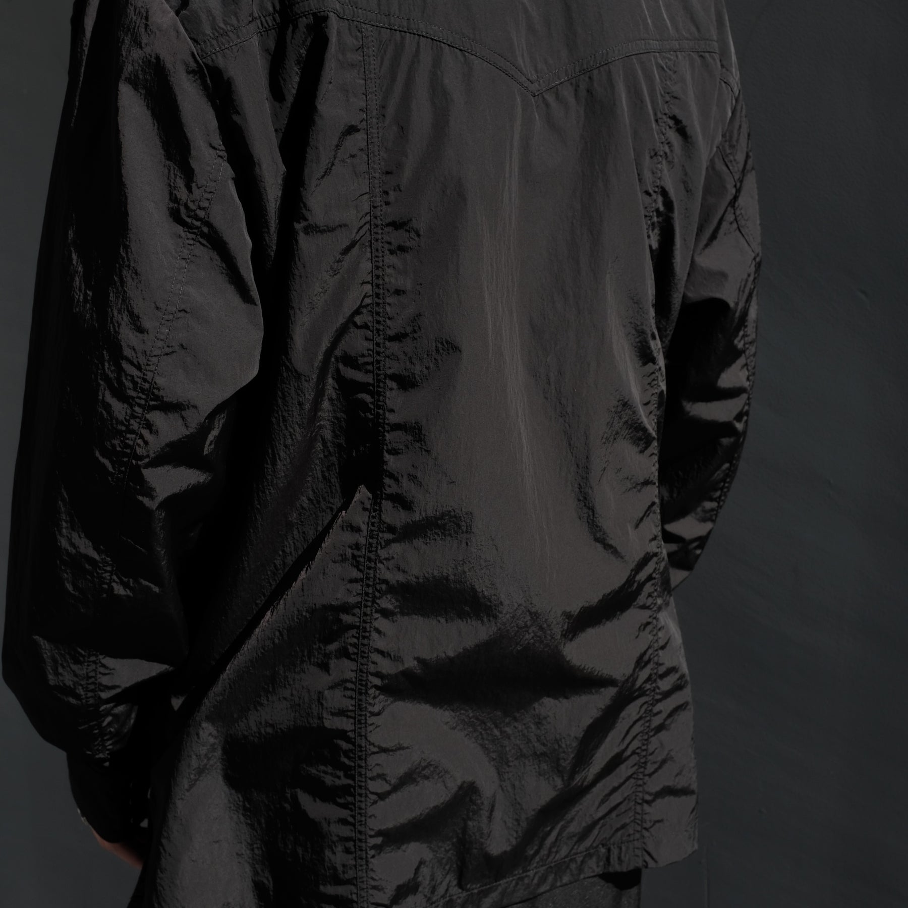 THE MAGUEY / NYLON WESTERN SHIRT BLACK