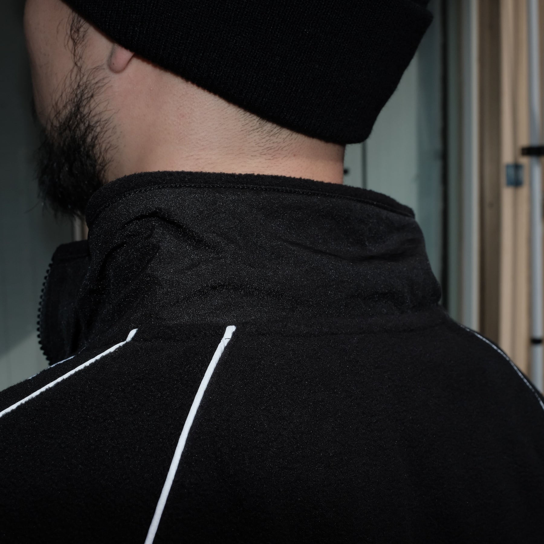 <span style="color: #f50b0b;">Last One</span> Grand Collection × UMBRO / MICRO FLEECE QUARTER ZIP BLACK