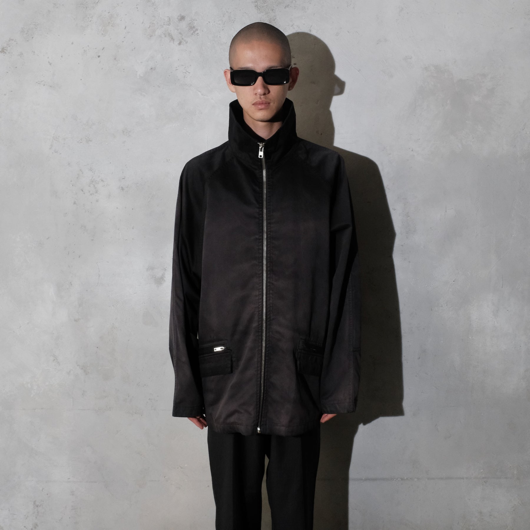 THE MAGUEY / WASHED BLOUSON WASHED BLACK