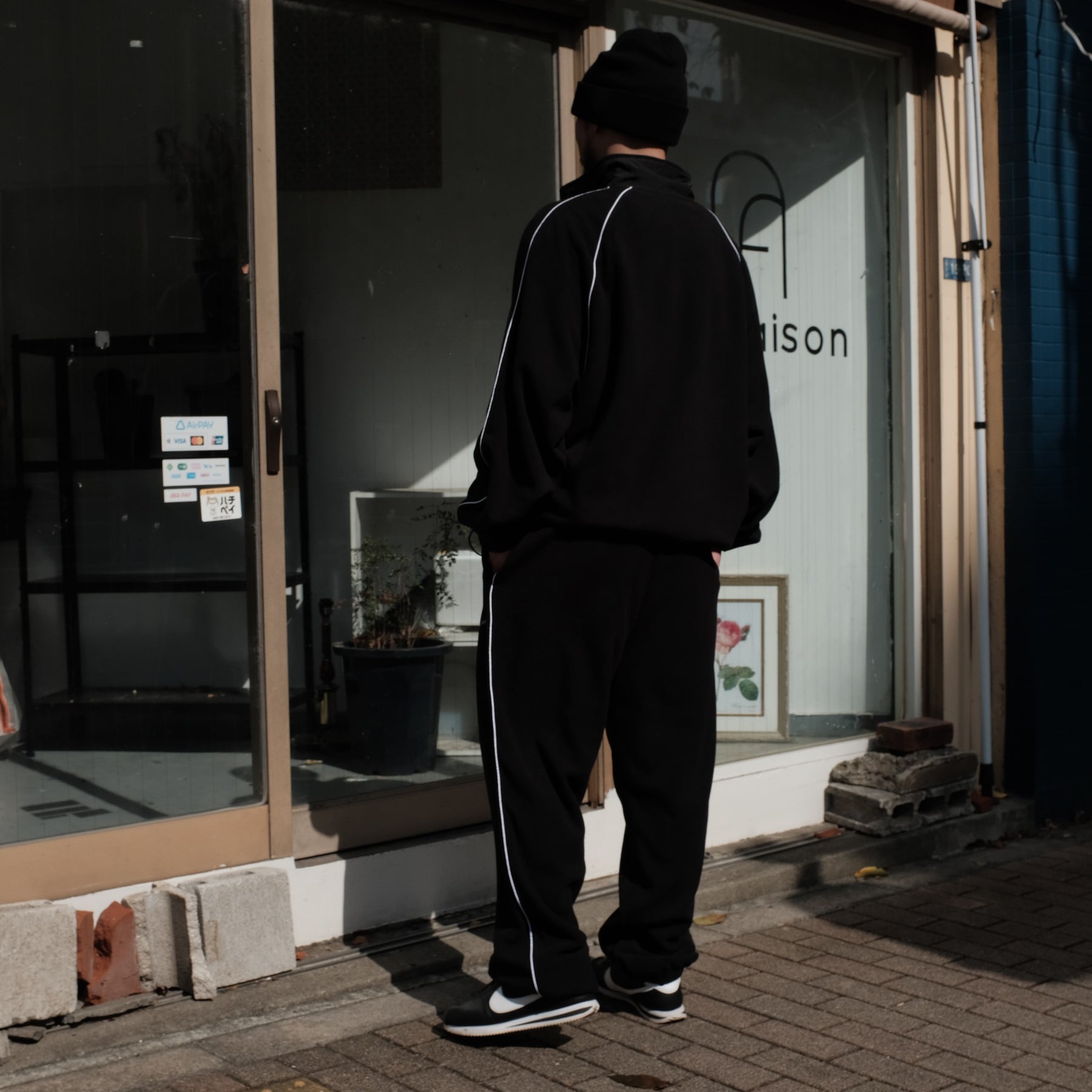 <span style="color: #f50b0b;">Last One</span> Grand Collection × UMBRO / MICRO FLEECE QUARTER ZIP BLACK