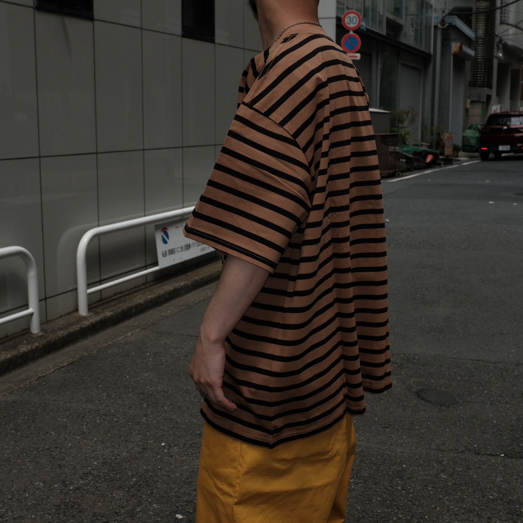 Acy / F.BORDER TEE CAFE OLE