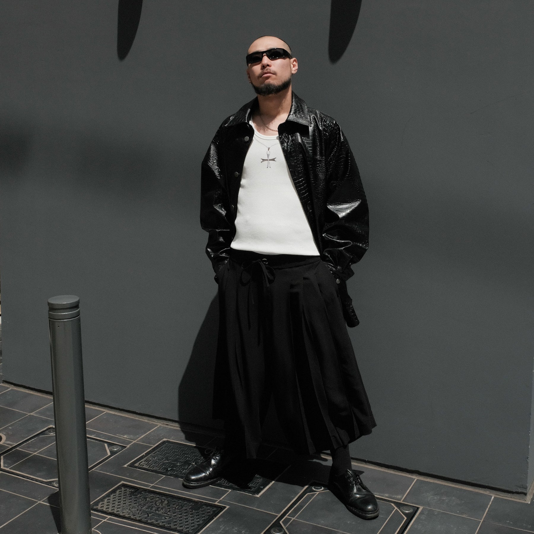 1313 SELAH / LUCIFER FAUX CROCODILE JACKET