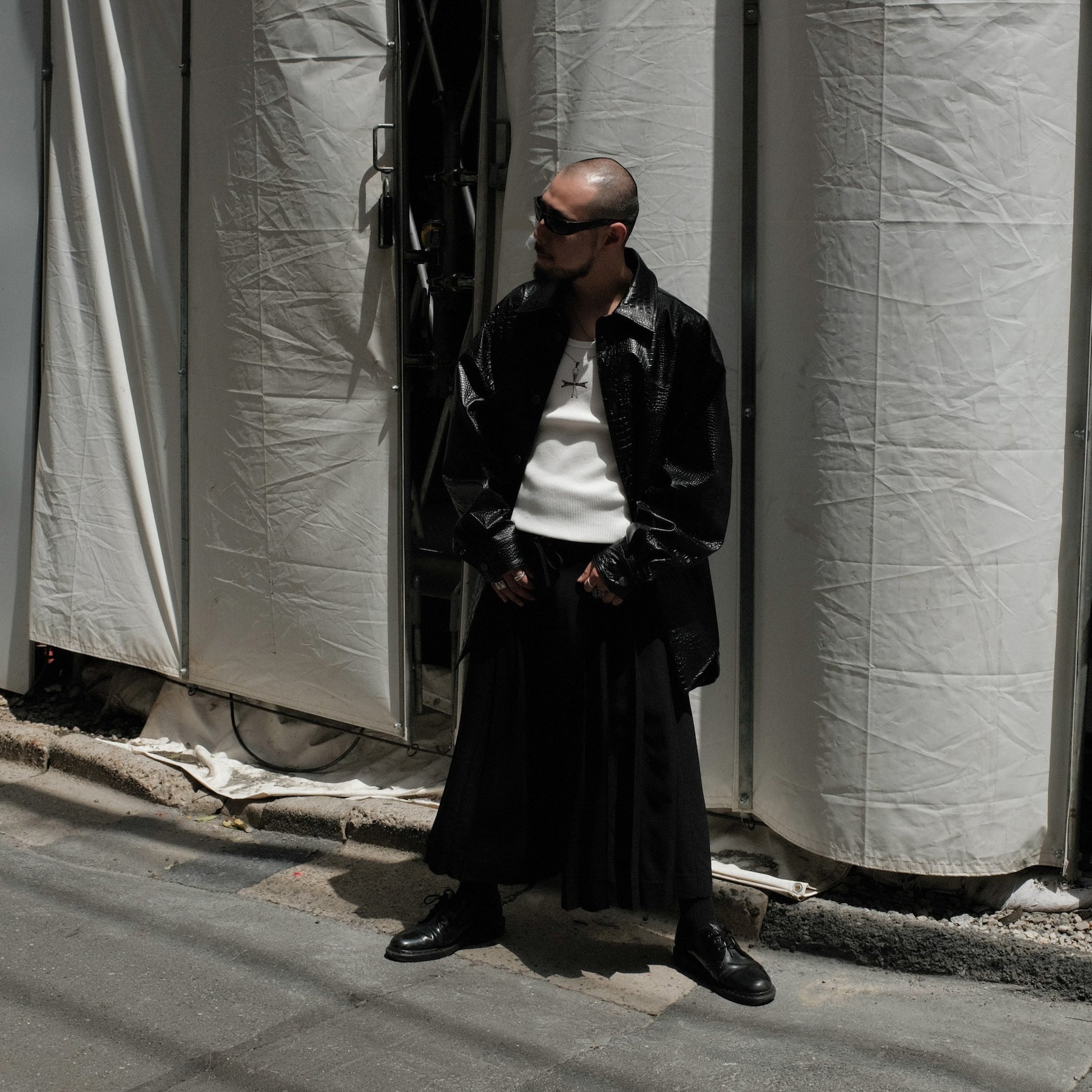 1313 SELAH / LUCIFER FAUX CROCODILE JACKET