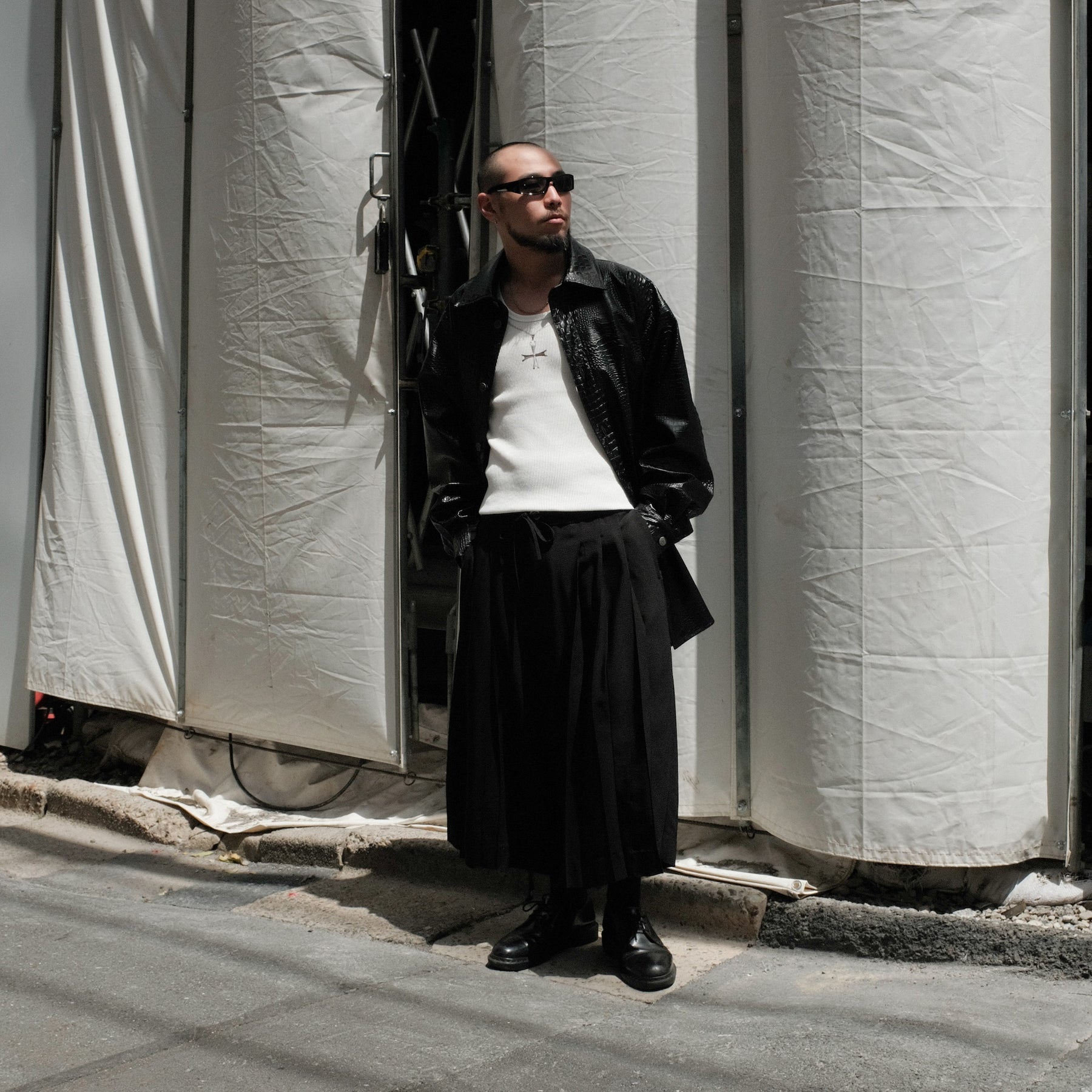 1313 SELAH / LUCIFER FAUX CROCODILE JACKET
