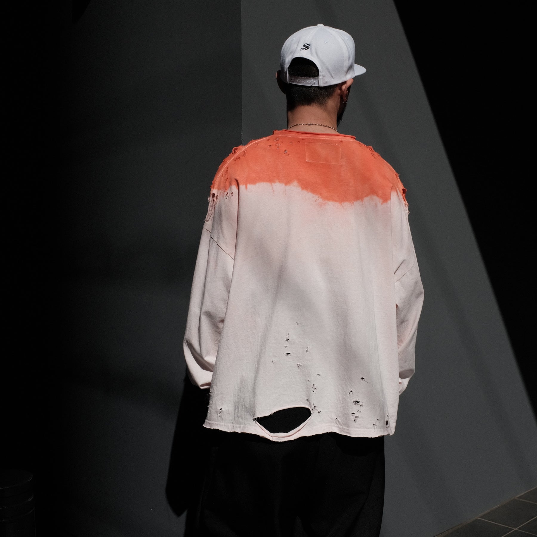 TEPPEI FURUYAMA / LS T SKULL & FLOWER RED