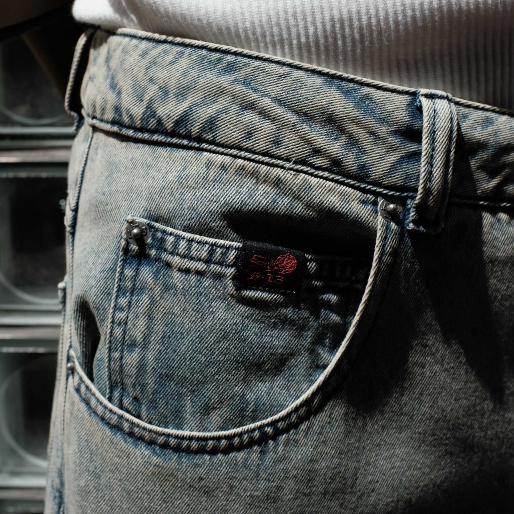 1313 SELAH / SEBA DENIM PANTS RINSE BLUE