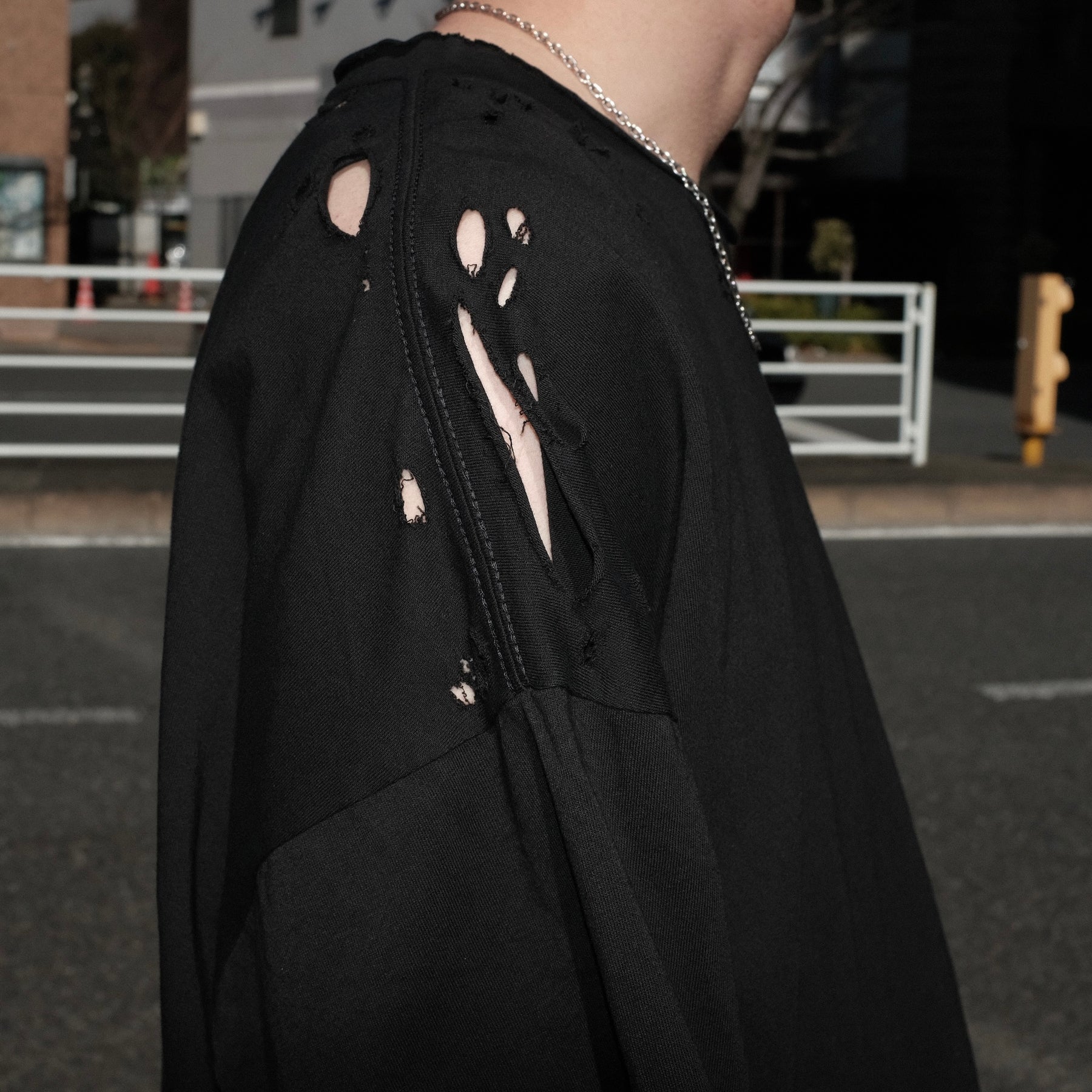 TEPPEI FURUYAMA / CRASH LOOSE FIT T-SHIRT BLACK