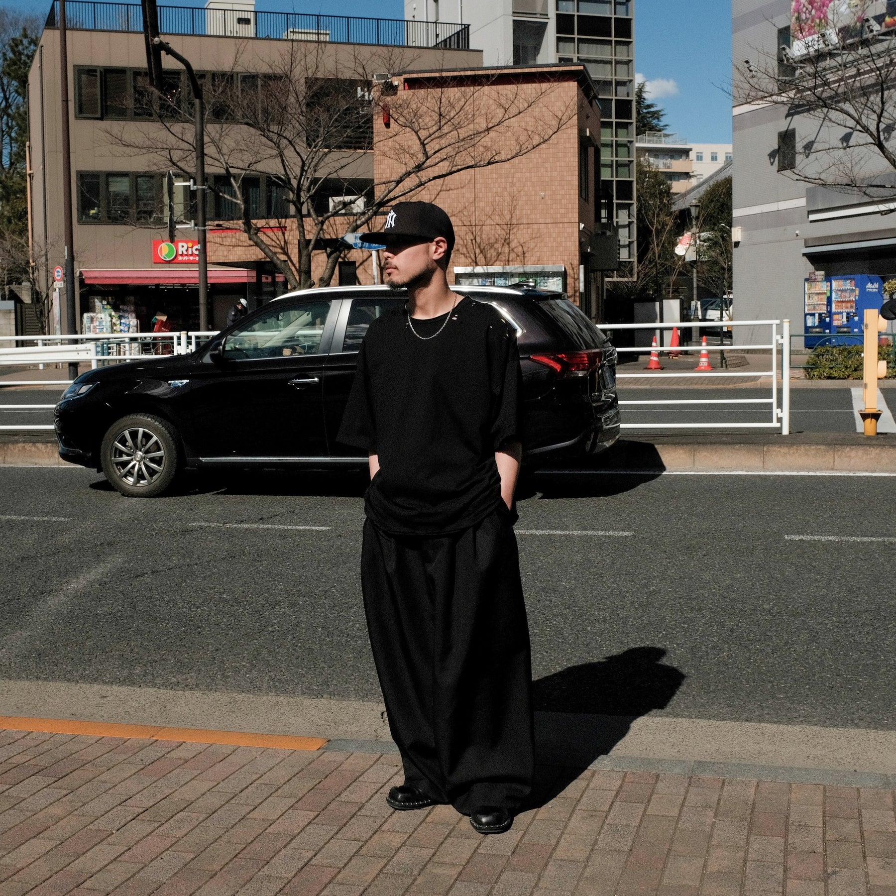 TEPPEI FURUYAMA / CRASH LOOSE FIT T-SHIRT BLACK
