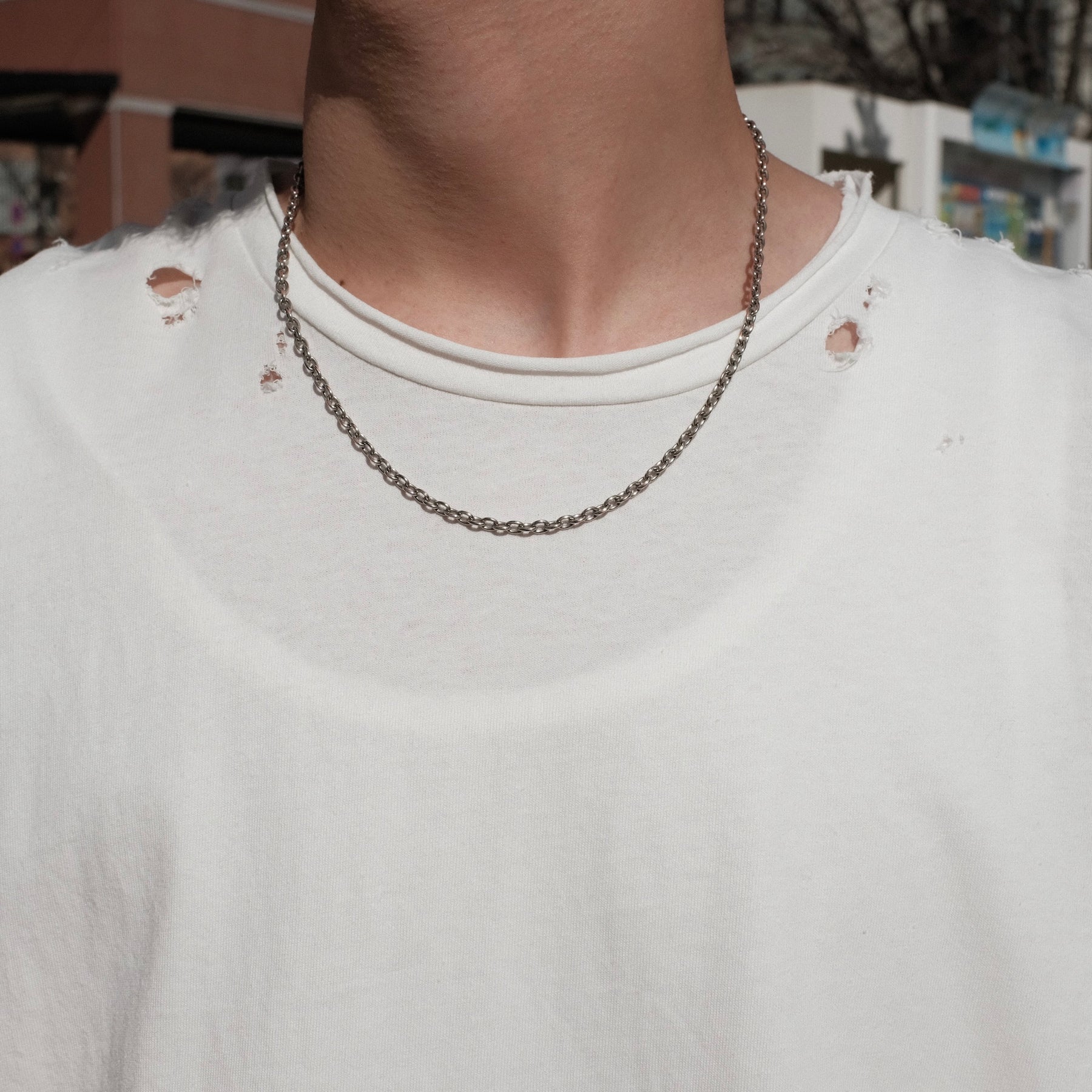 TEPPEI FURUYAMA / CRASH LOOSE FIT T-SHIRT WHITE