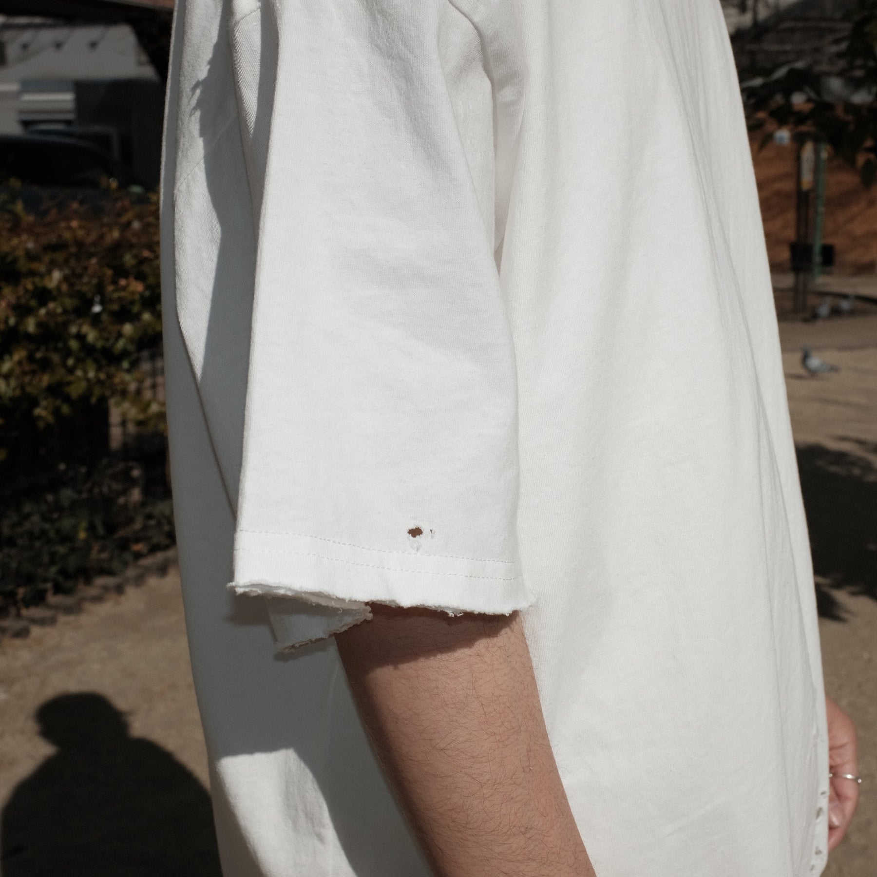 TEPPEI FURUYAMA / CRASH LOOSE FIT T-SHIRT WHITE