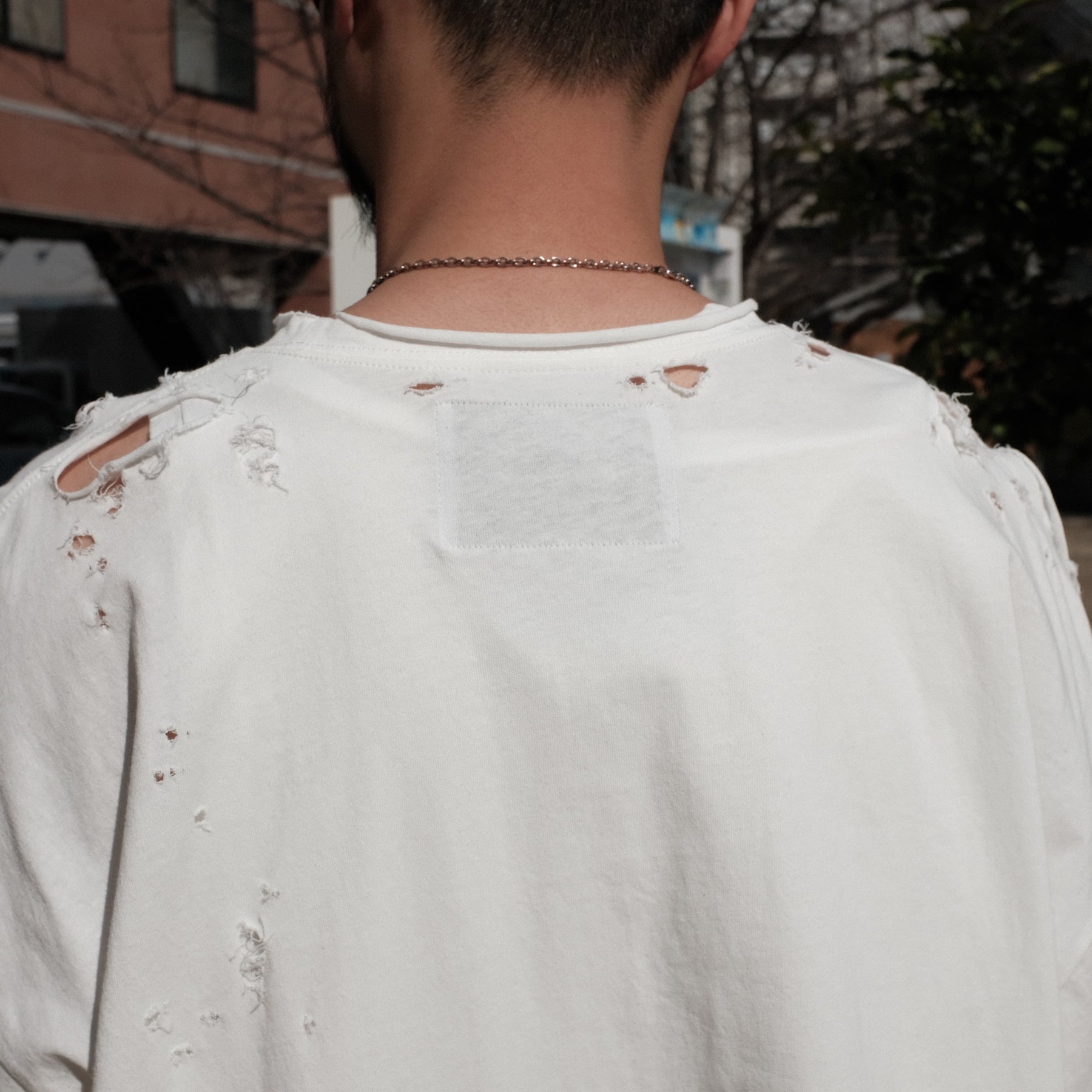 TEPPEI FURUYAMA / CRASH LOOSE FIT T-SHIRT WHITE