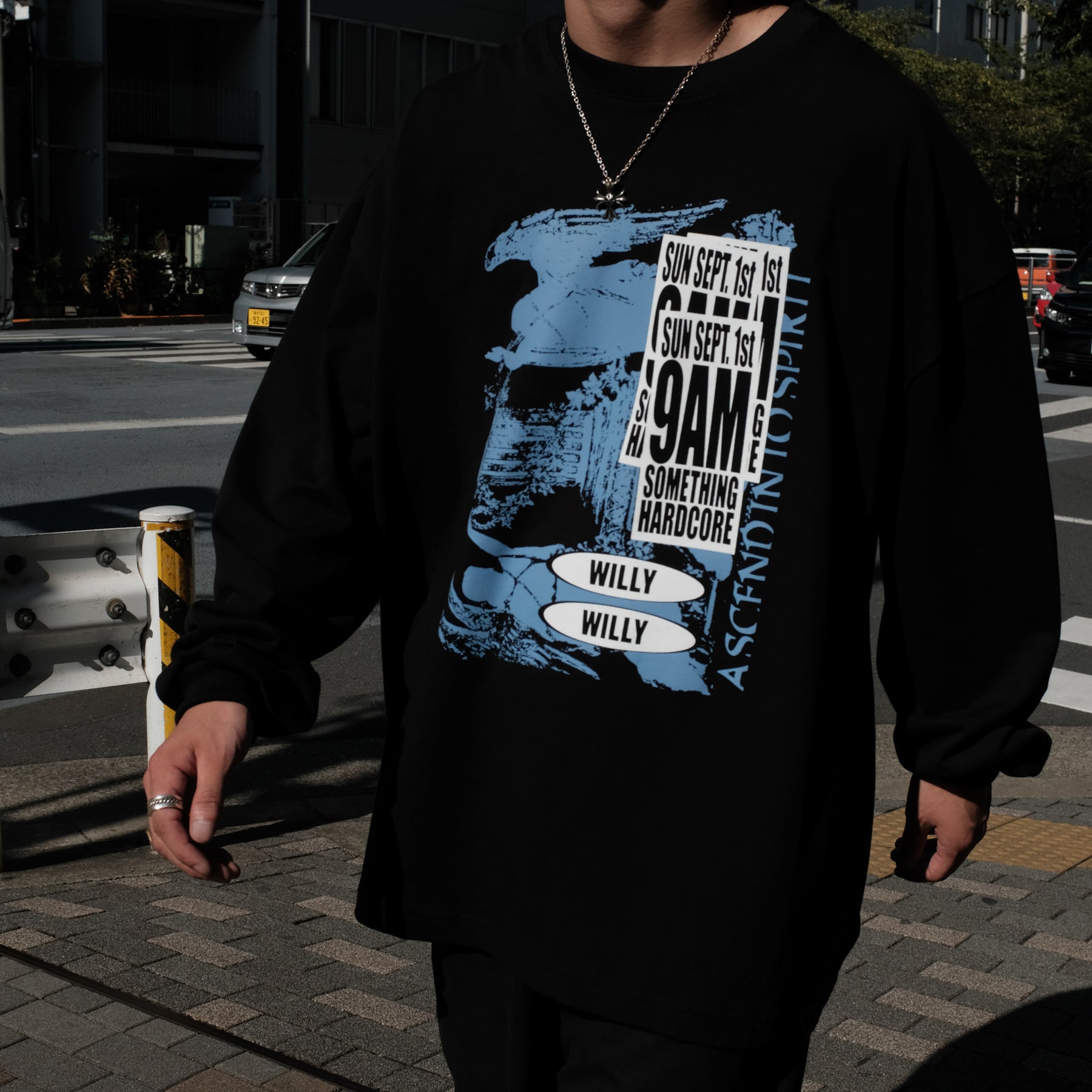 <span style="color: #f50b0b;">Last One</span> WILLY CHAVARRIA / ASCEND INTO SPIRIT LS BUFFALO T SOLID BLACK