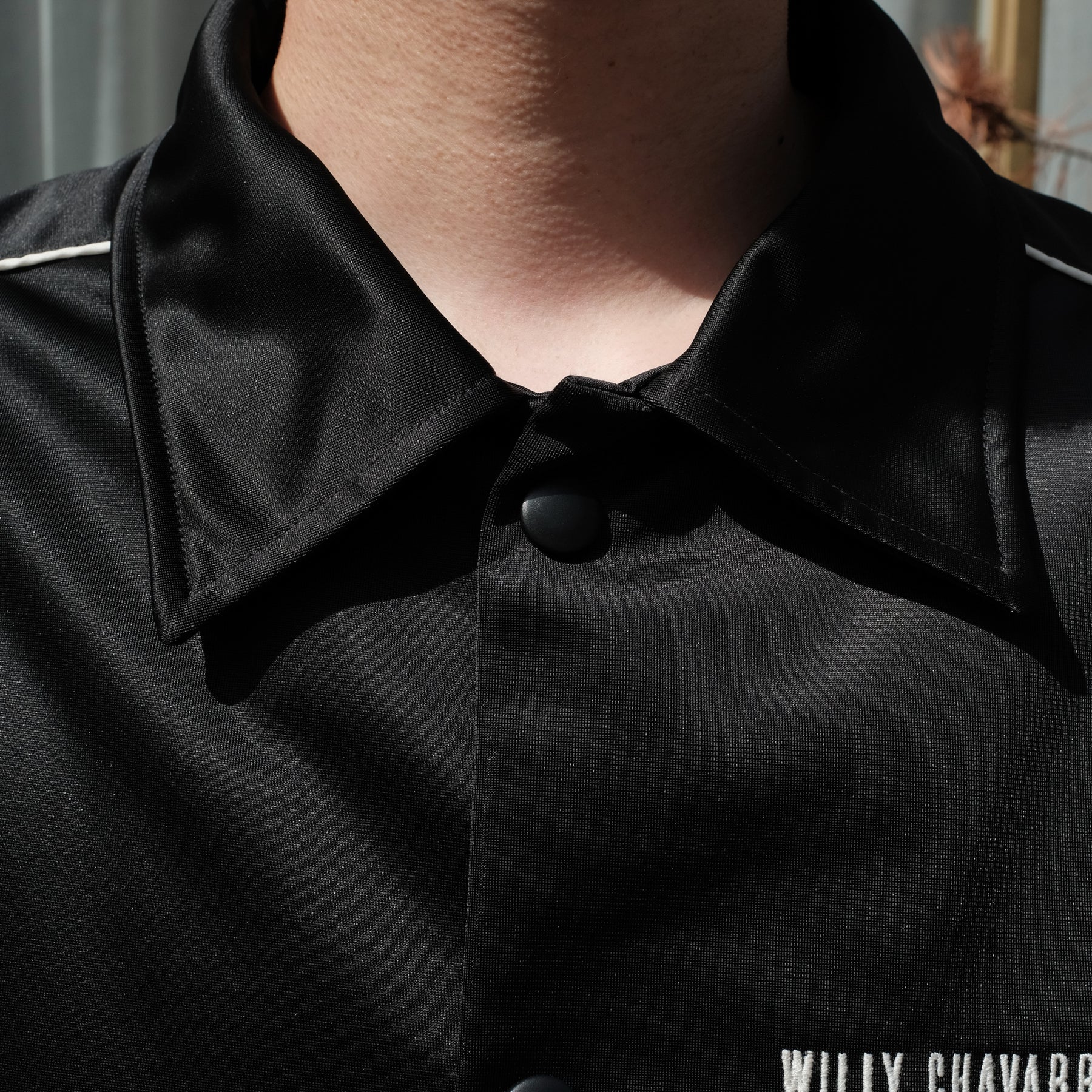 WILLY CHAVARRIA / MONSTER PUFFER TRACK JACKET BLACK