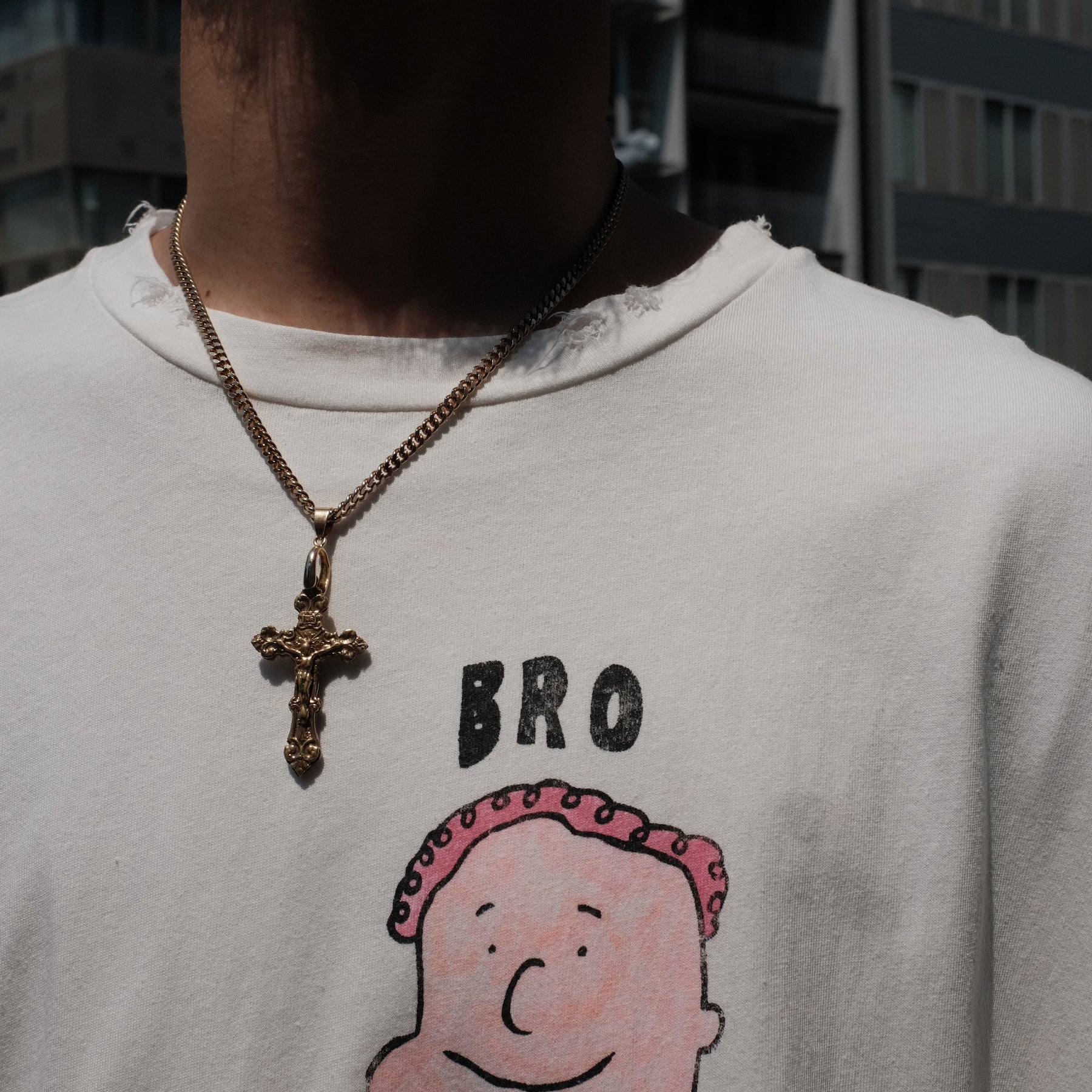 TEPPEI FURUYAMA / HALF SLEEVE T-SHIRT BRO ORANGE
